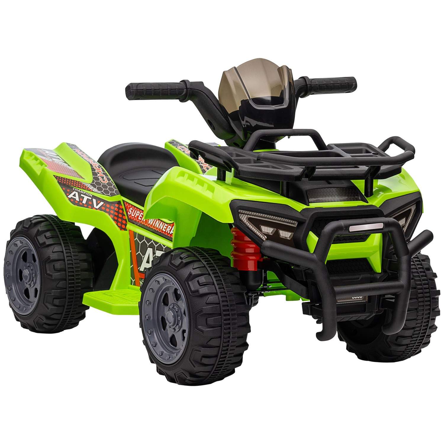 Grøn elektrisk mini-ATV til børn 18-36 måneder