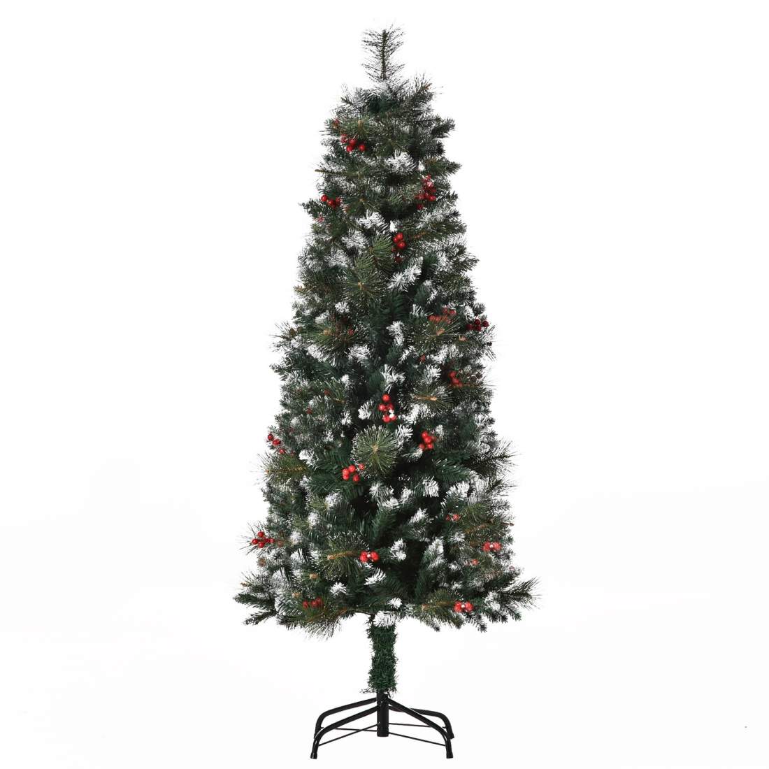 Konstgjord Julgran 1,5m Grön/Vit 360 Grenar | Hem & Hobby | Pryloteket