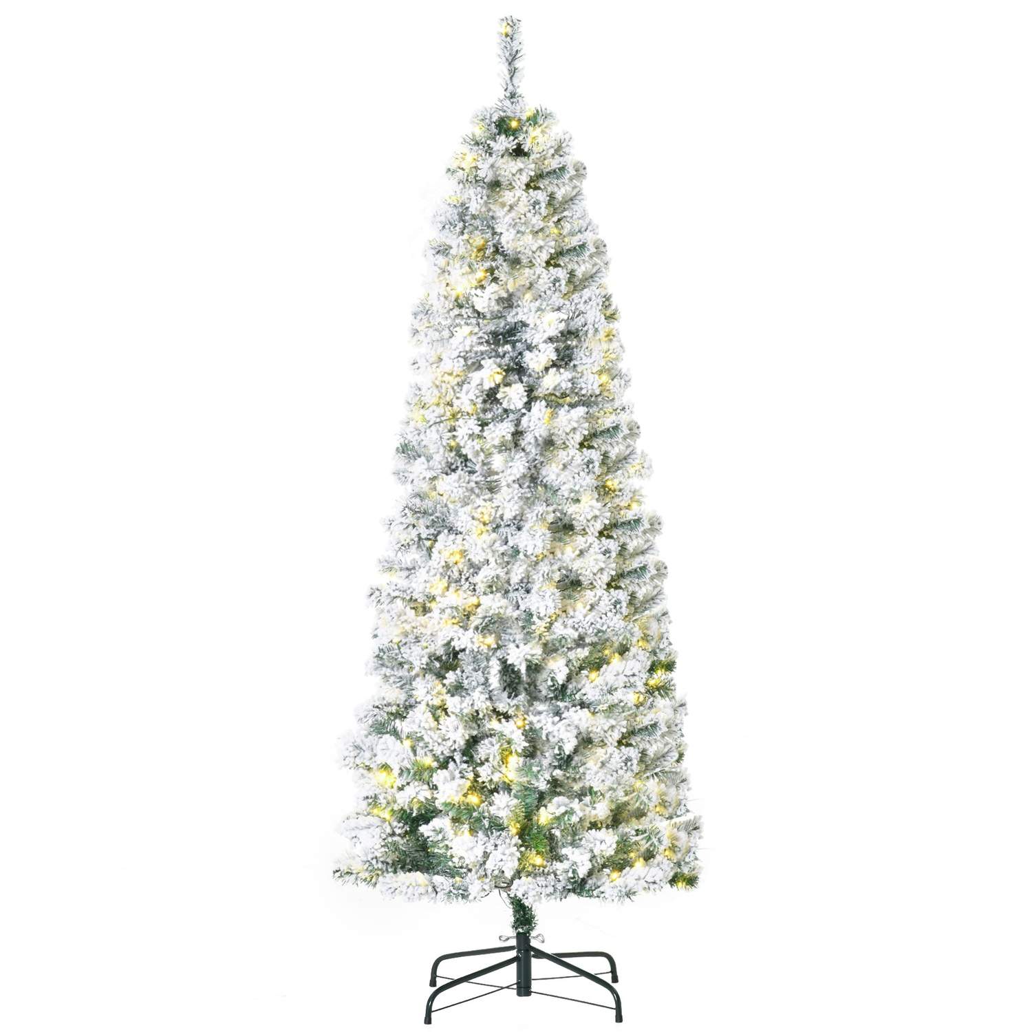 Kunstigt juletræ LED Fjernbetjening 180cm