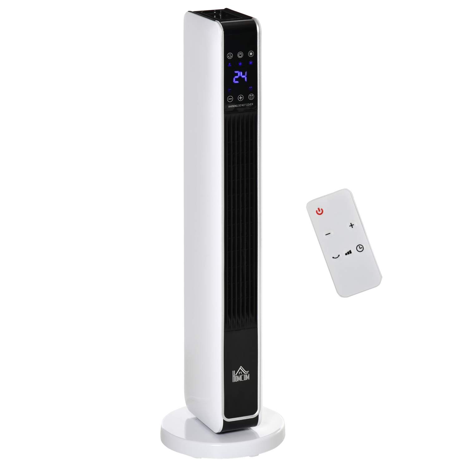 Kraftig 2200W oscillerende elektrisk varmelegeme med timer