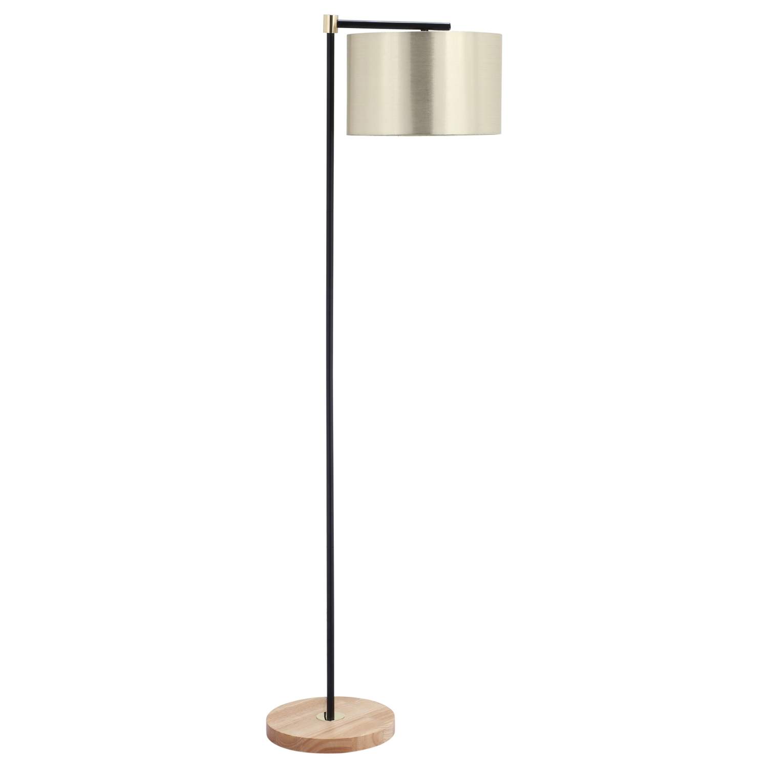 Moderne gulvlampe 40W, E27, guld/sort