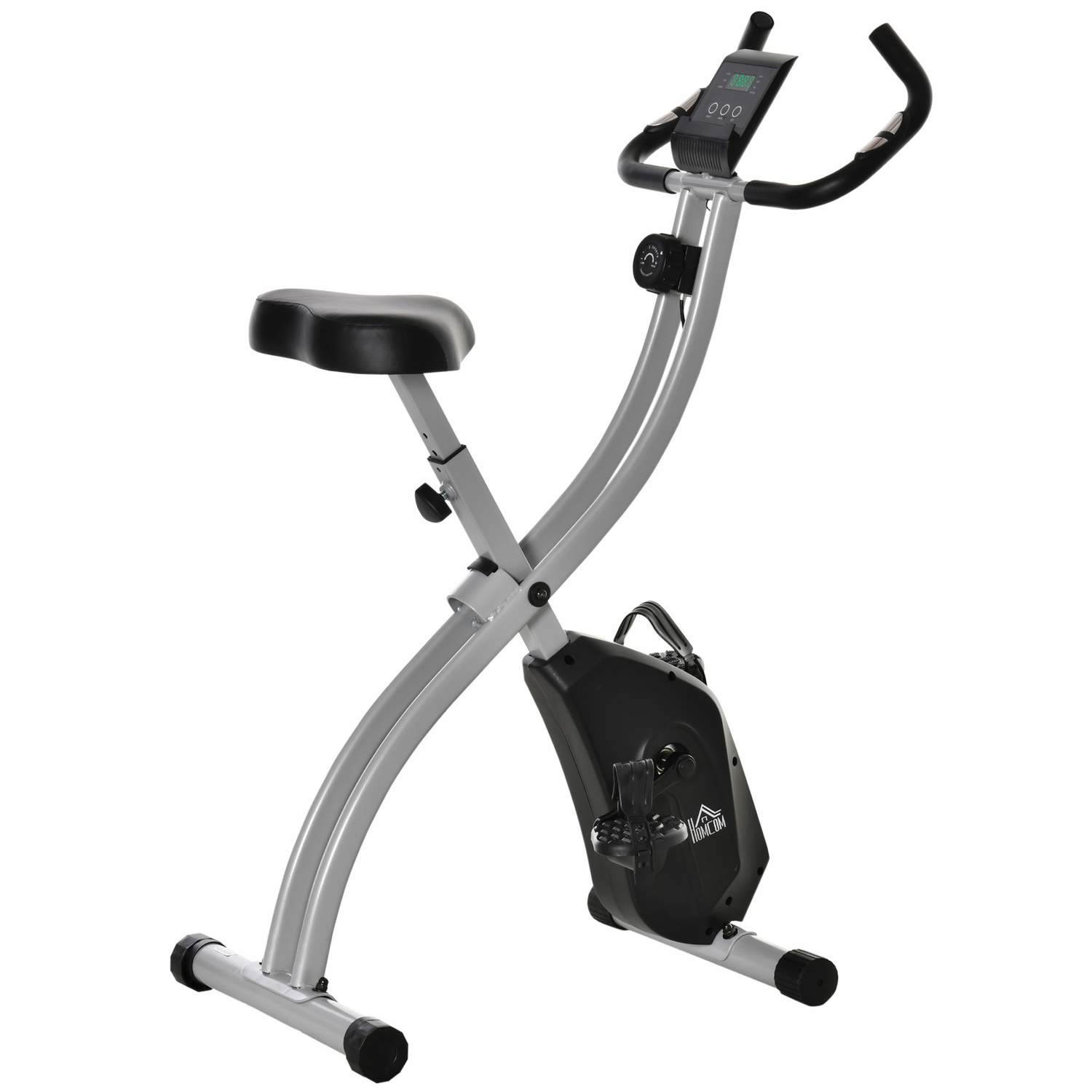 Sammenfoldelig motionscykel med 8 modstandsniveauer