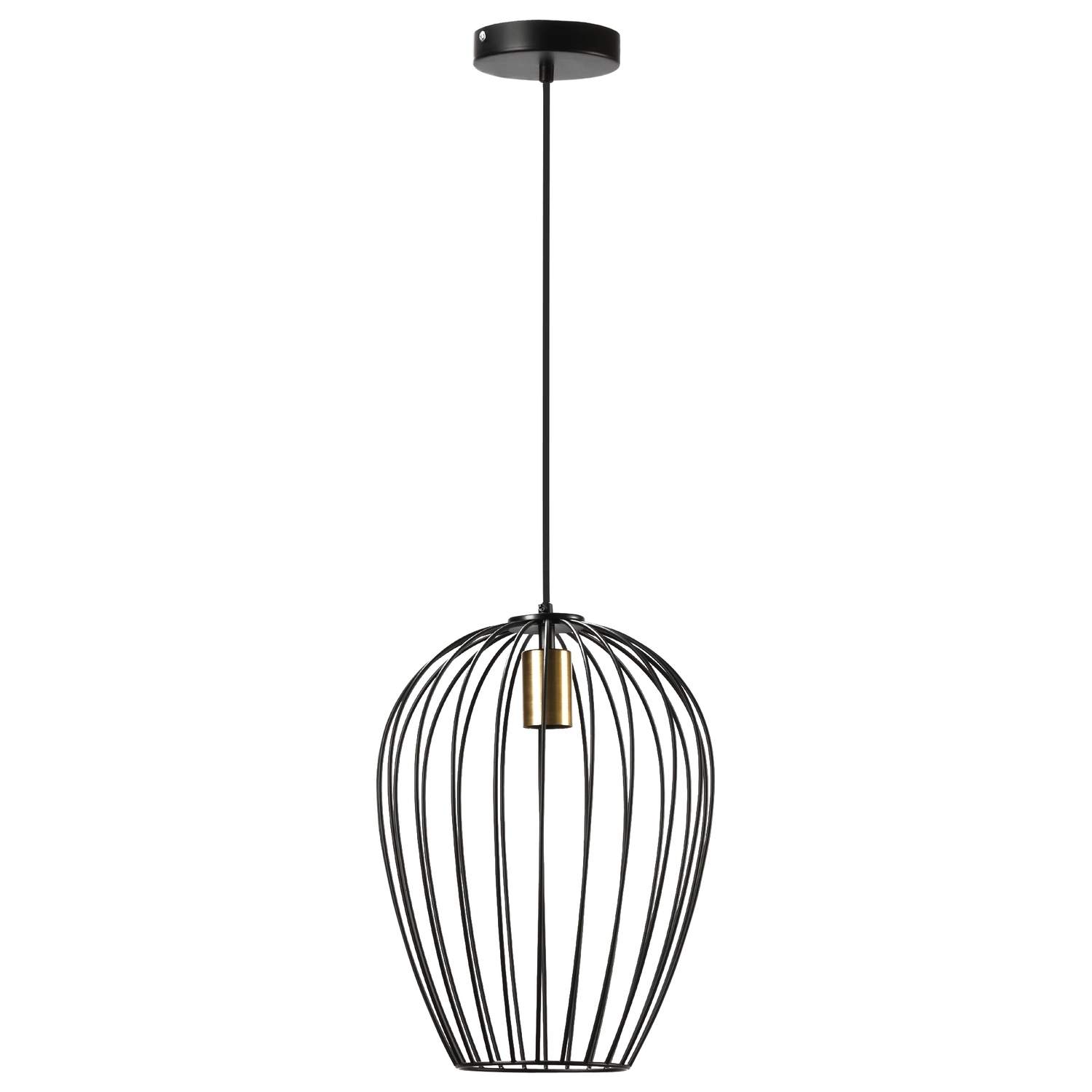 Moderne sort loftslampe i metal til hjemmet og kontoret