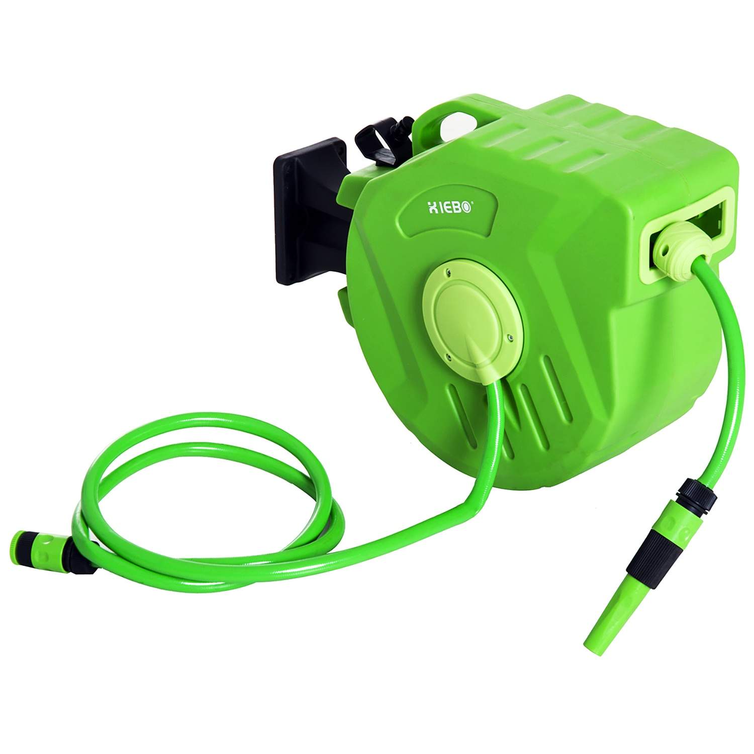 Automatisk slangetromle 22m Grøn 180°