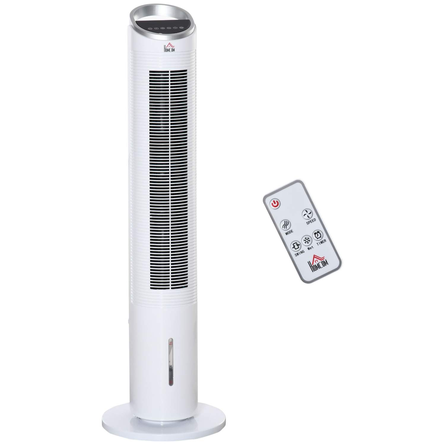 Tårnventilator med vandkøling og fjernbetjening