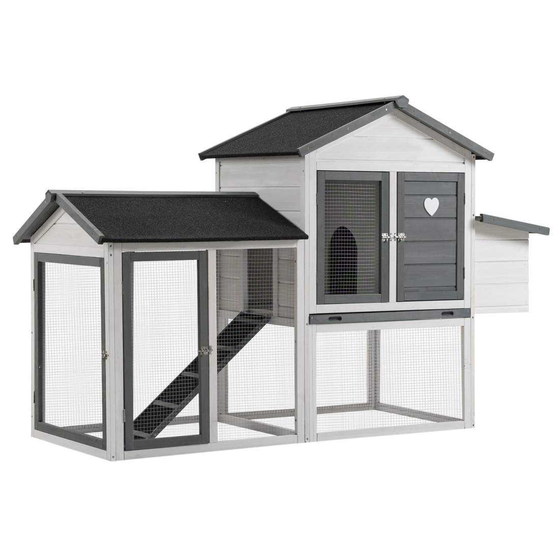 Vintertätt Hönshus i Granträ med 2 Nivåer | Hem & Hobby | Pryloteket