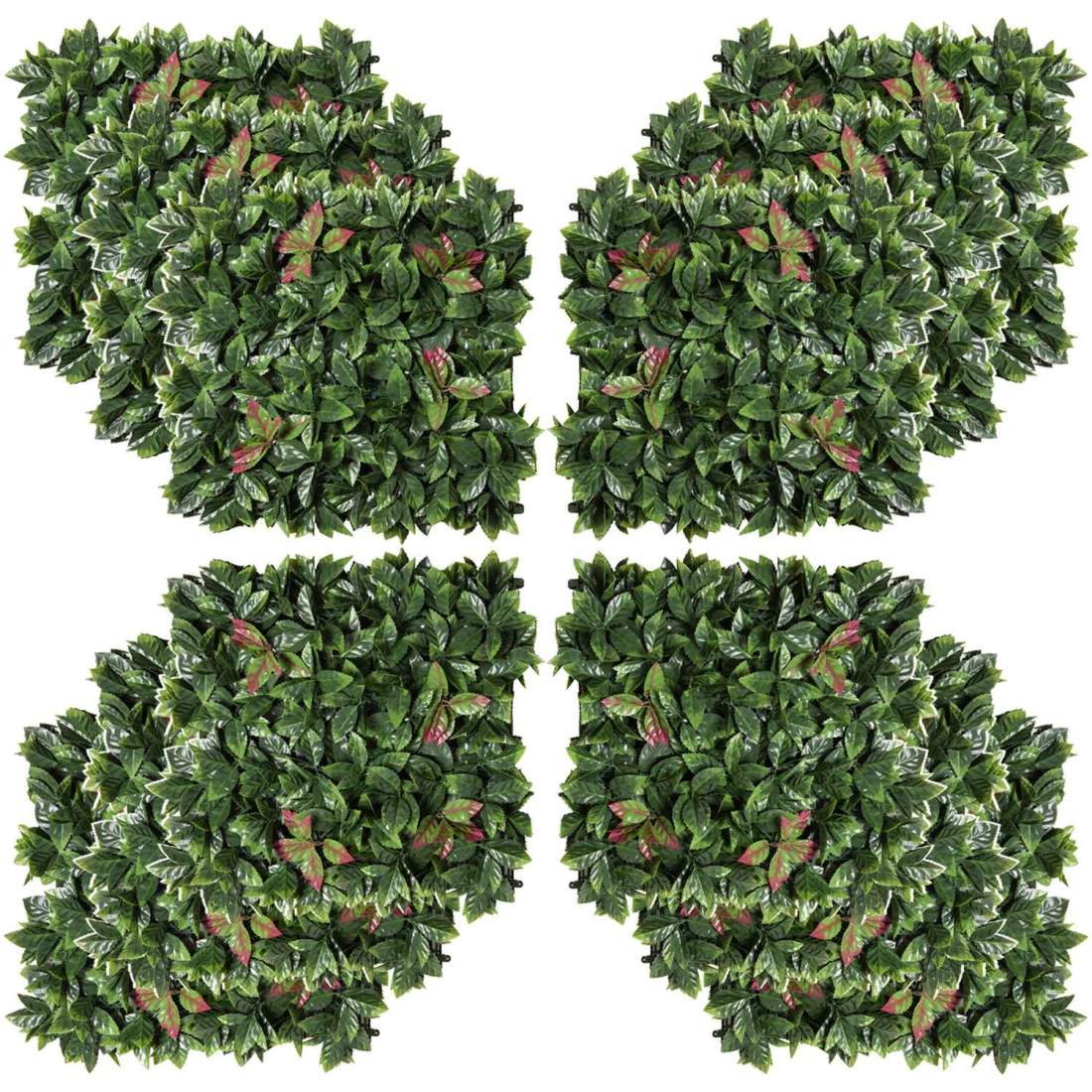 Konstgjord Växtvägg 50x50cm UV-skydd Utomhus | Hem & Hobby | Pryloteket