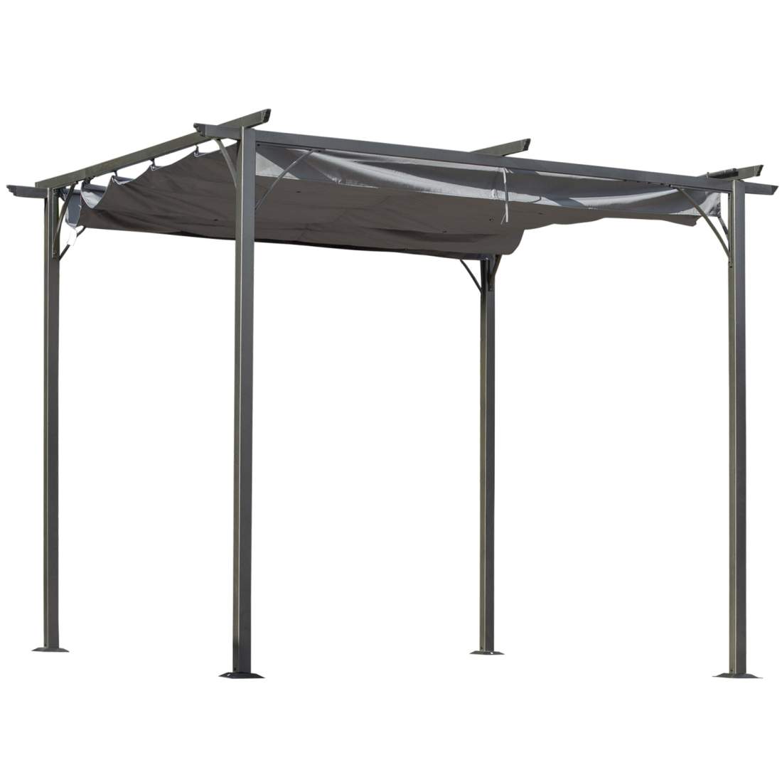 Vattentät Pergola Gazebo 3x3m med Skjuttak UV-skydd | Hem & Hobby - Hem & Hushåll - Trädgårdsartiklar - Pergola | Pryloteket