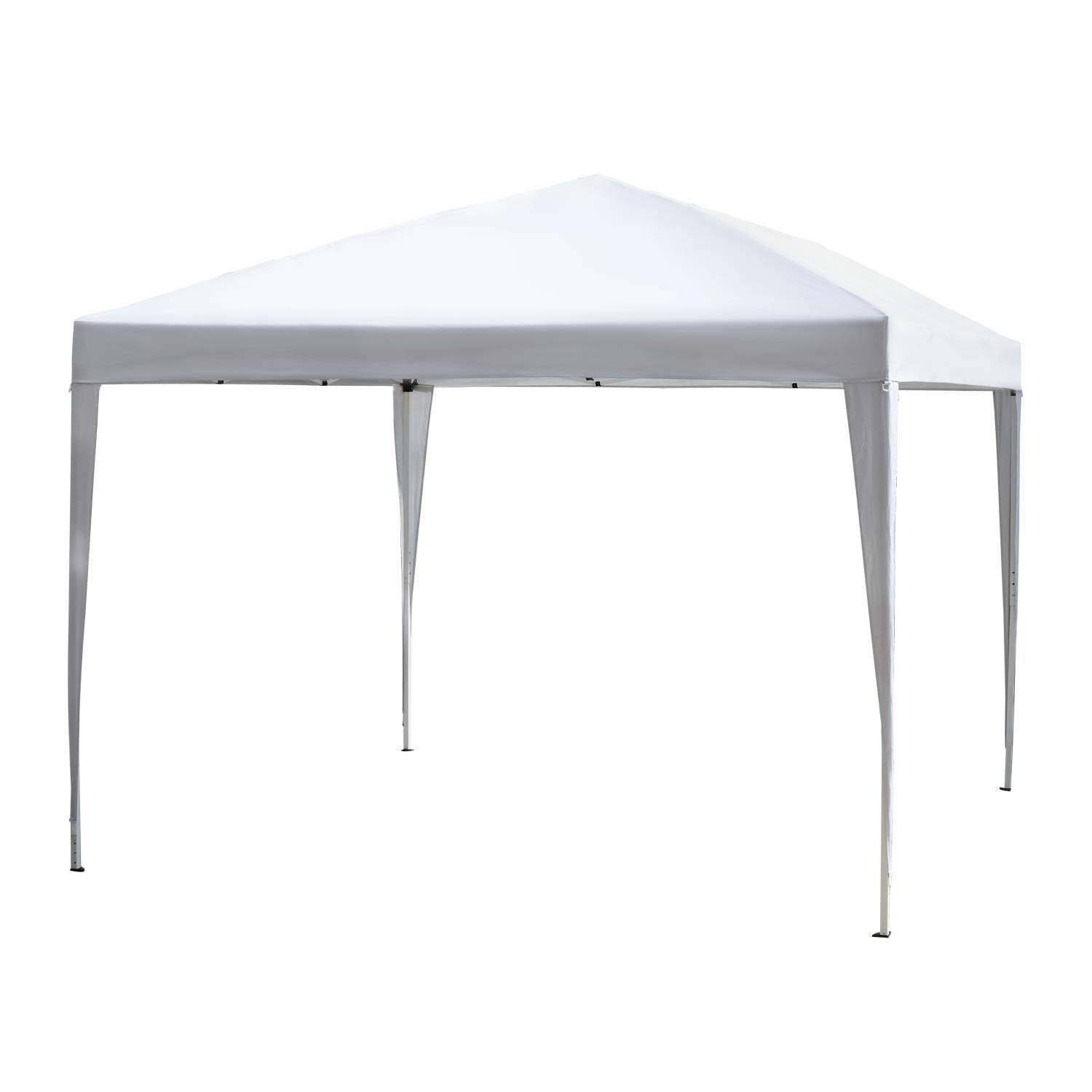 Hvid Pop-Up Gazebo 2,95x2,95m UV-beskyttelse Sammenfoldelig