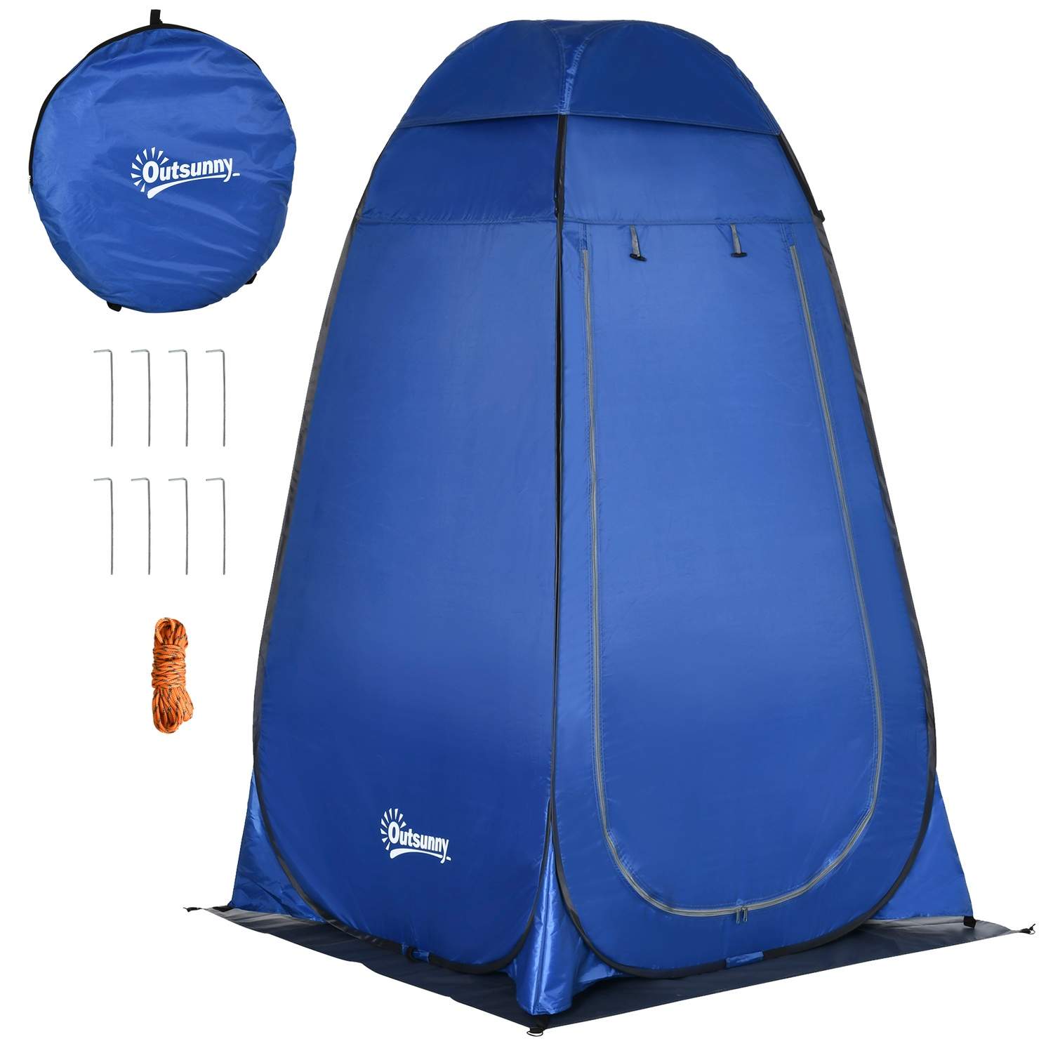 Transportabelt brusetelt/toilettelt til camping