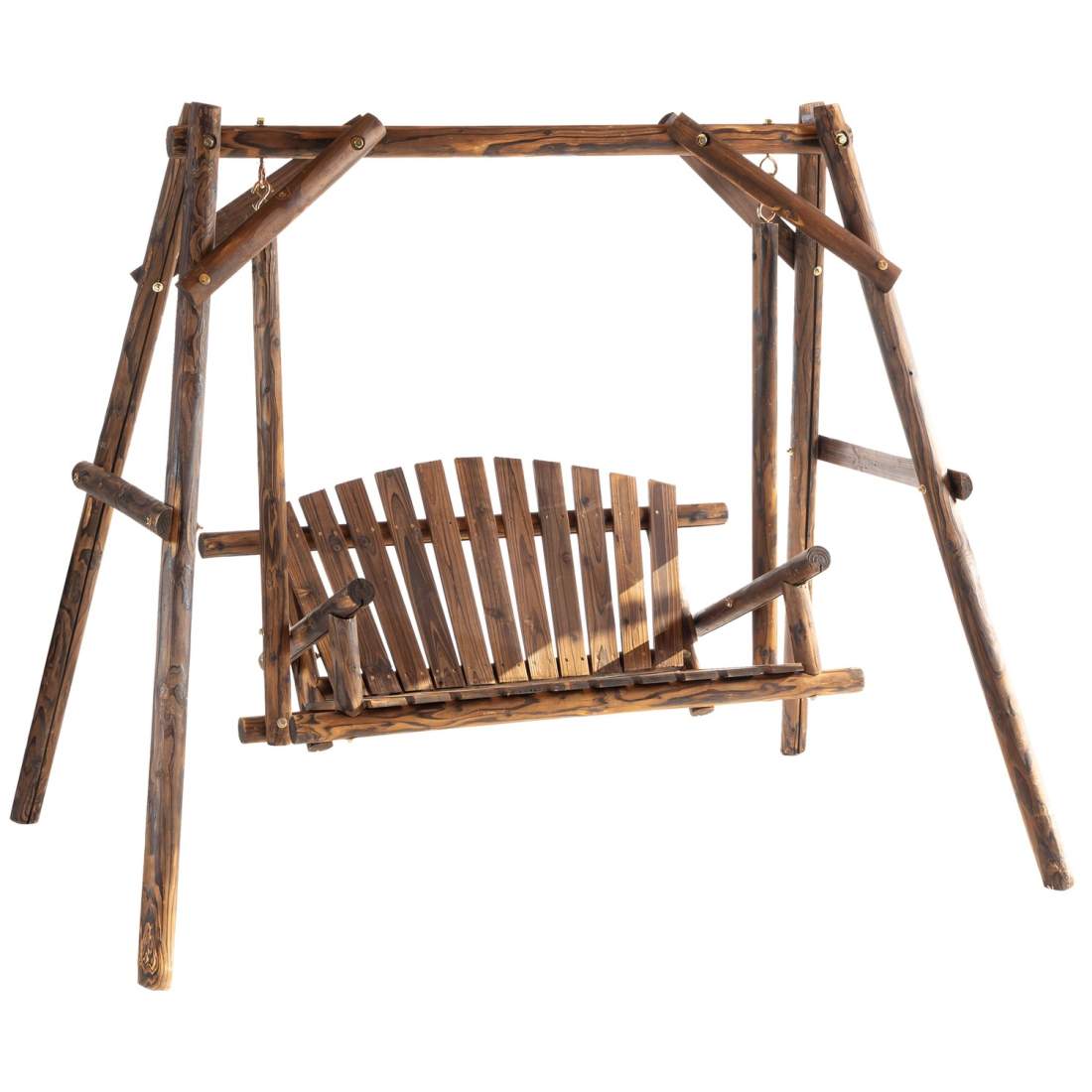 2-Sits Trädgårdsgunga i Massivt Trä | Hem & Hobby | Pryloteket