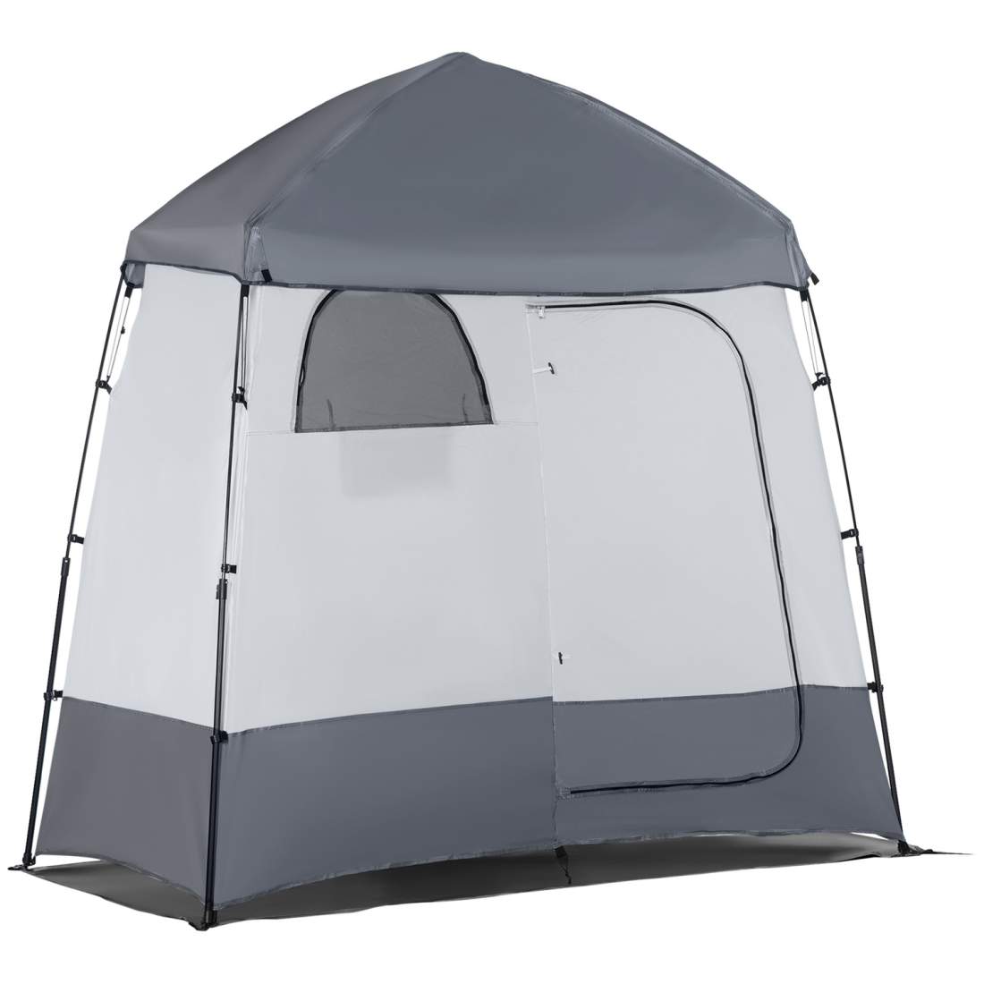 Duschtält för 2 med transportväska, grå | Hem & Hobby | Pryloteket