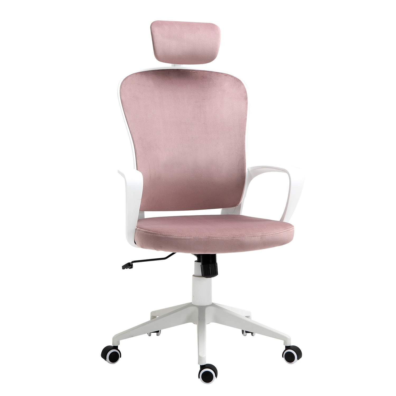 Ergonomisk Pink Executive Stol med nakkestøtte