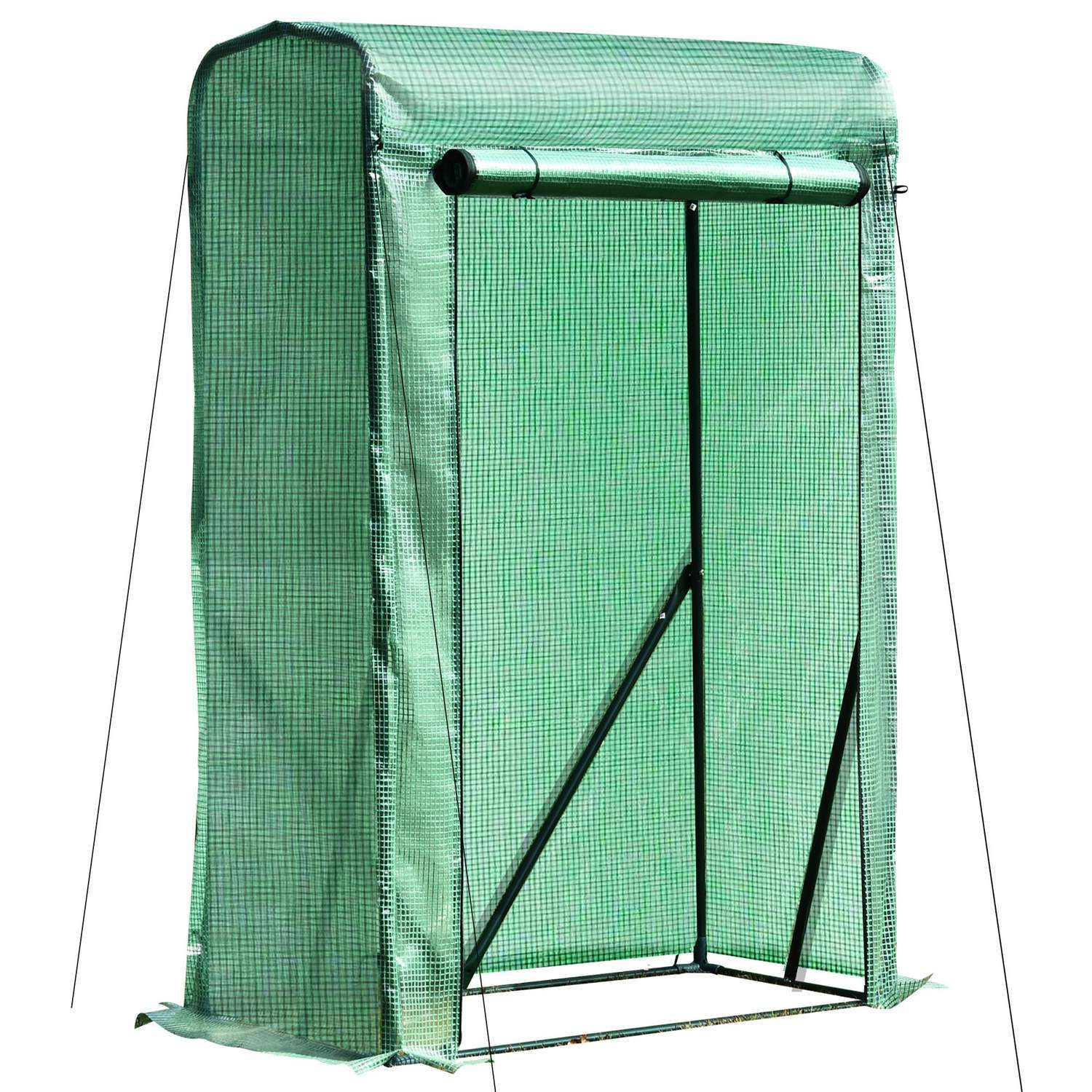 Minidrivhus til altan og gårdhave, 100x50x150 cm
