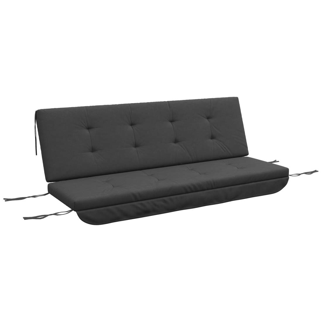 Mörkgrå Kuddset för Verandagunga 170 cm | Hem & Hobby | Pryloteket