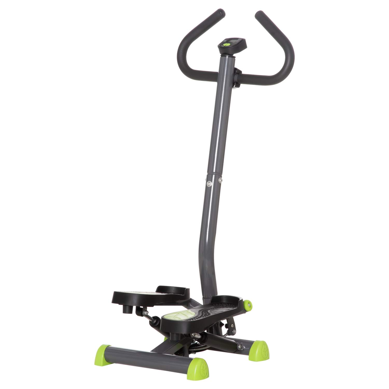 Fitness Swing Stepper med LCD og håndtag 100 kg