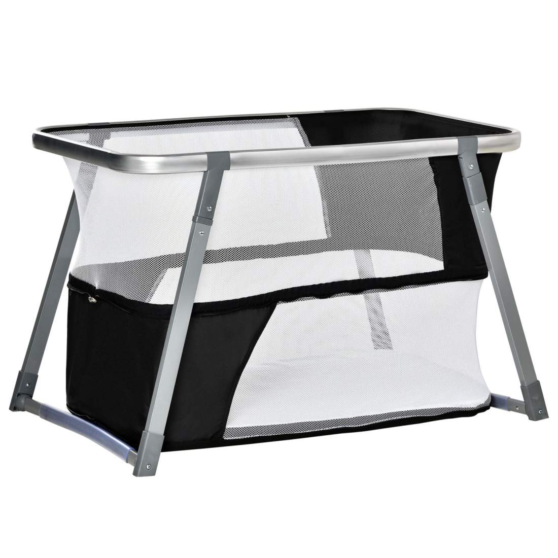 Höjdjusterbar Resesäng Babyvagga i Oxford-Tyg | Hem & Hobby | Pryloteket