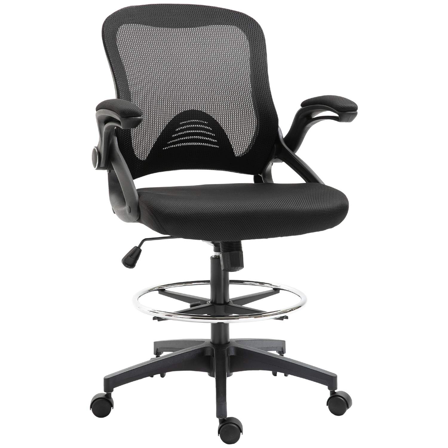 Ergonomisk kontorstol Mesh Sort 120kg