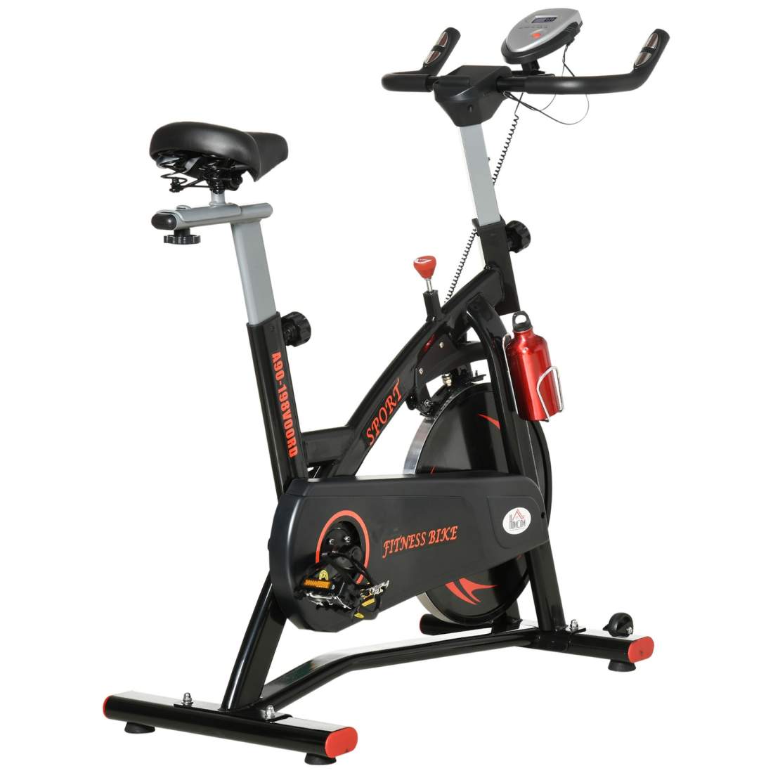 Motionscykel med LCD, 10 kg svänghjul, stål | Hem & Hobby | Pryloteket