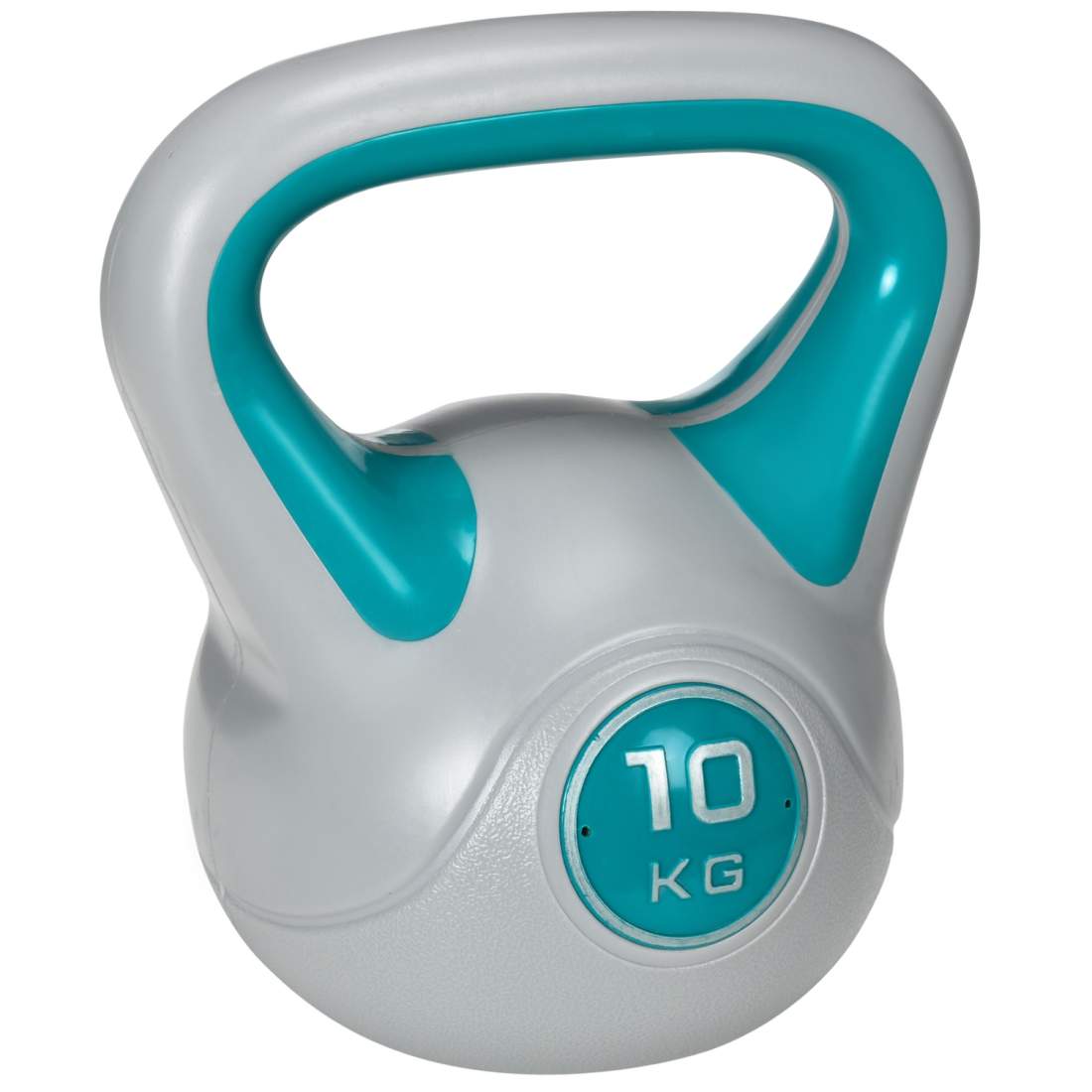 Blå Golvvänlig Kettlebell 10 kg för Träning | Hem & Hobby | Pryloteket