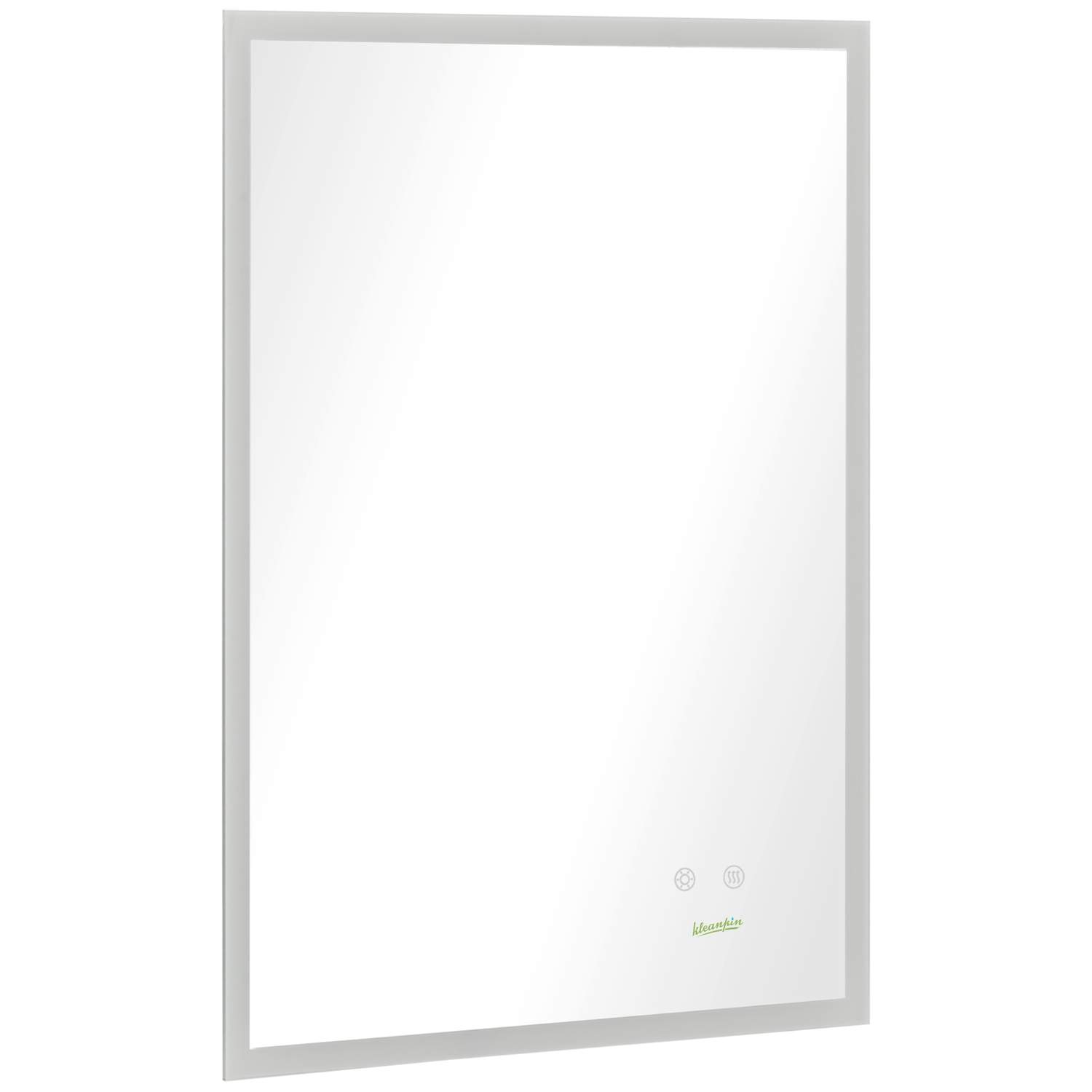Vægspejl med LED og Anti-Fog, IP44 Vandtæt