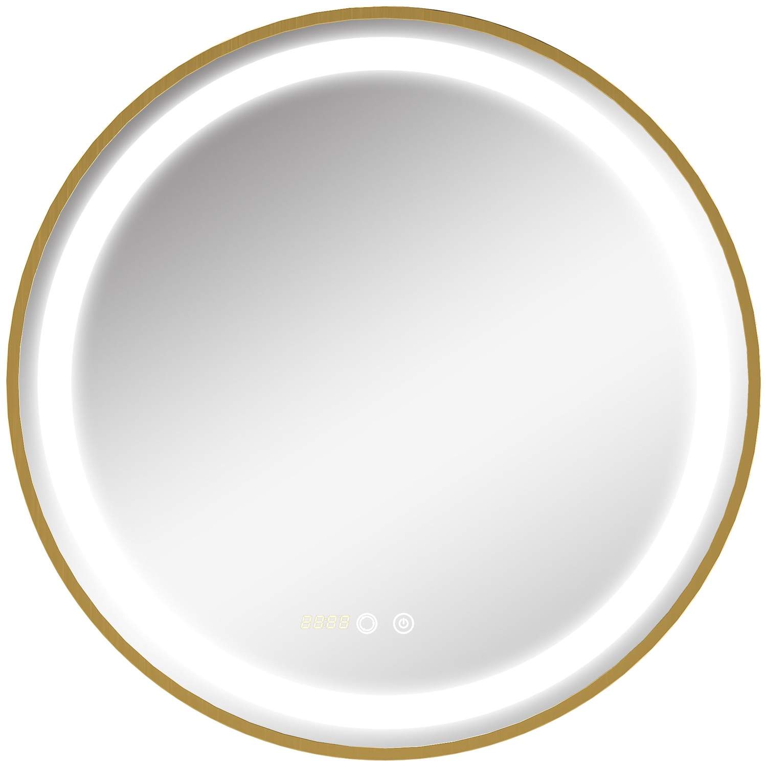 Dæmpbart LED badeværelsesspejl med memory funktion