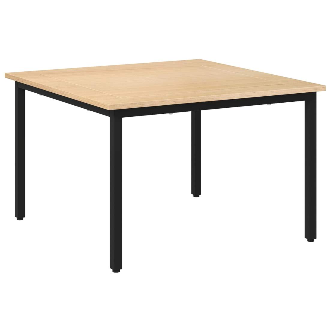 Soffbord i gran och metall, natur, 70x70x45 cm | Hem & Hobby | Pryloteket