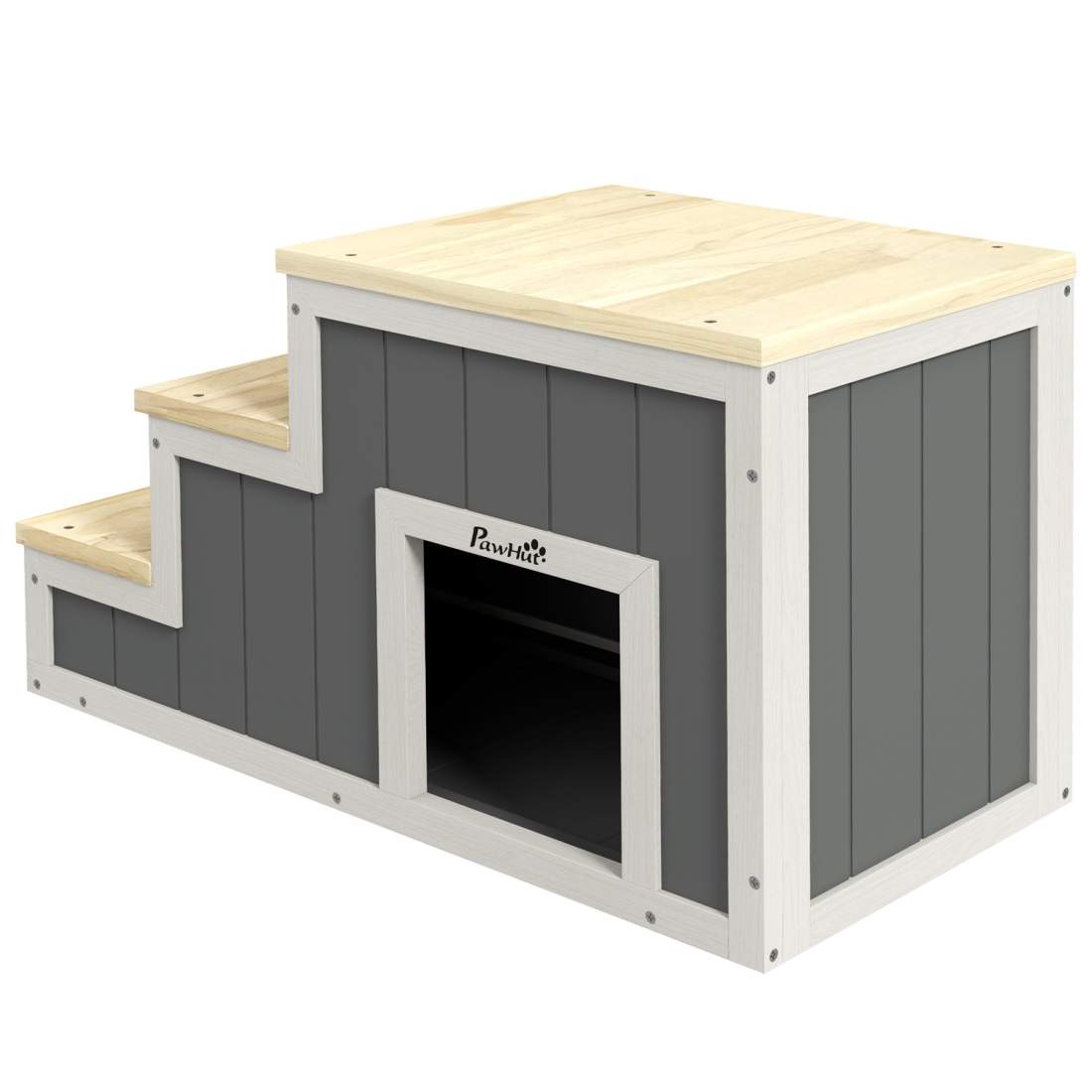 Hund- & Katttrappa i Trä, 3 Steg, Upp till 30 kg | Hem & Hobby | Pryloteket