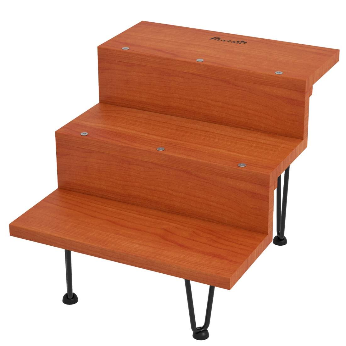 Hund- och Katttrappa i Trä, 3 Steg, Stålben, 20 kg | Hem & Hobby | Pryloteket