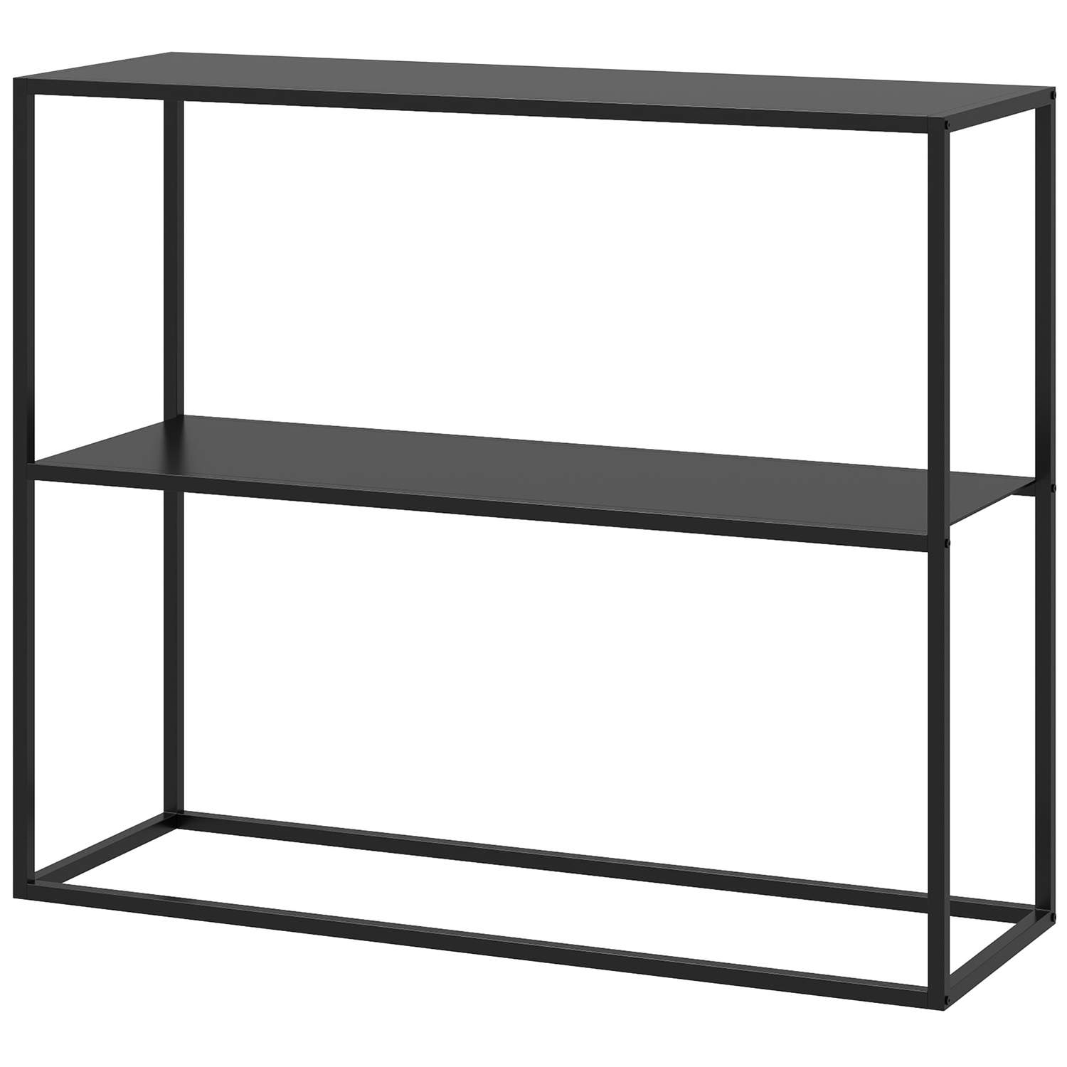 Konsolbord Stål 90x30x75 cm med Snørebeskyttelse
