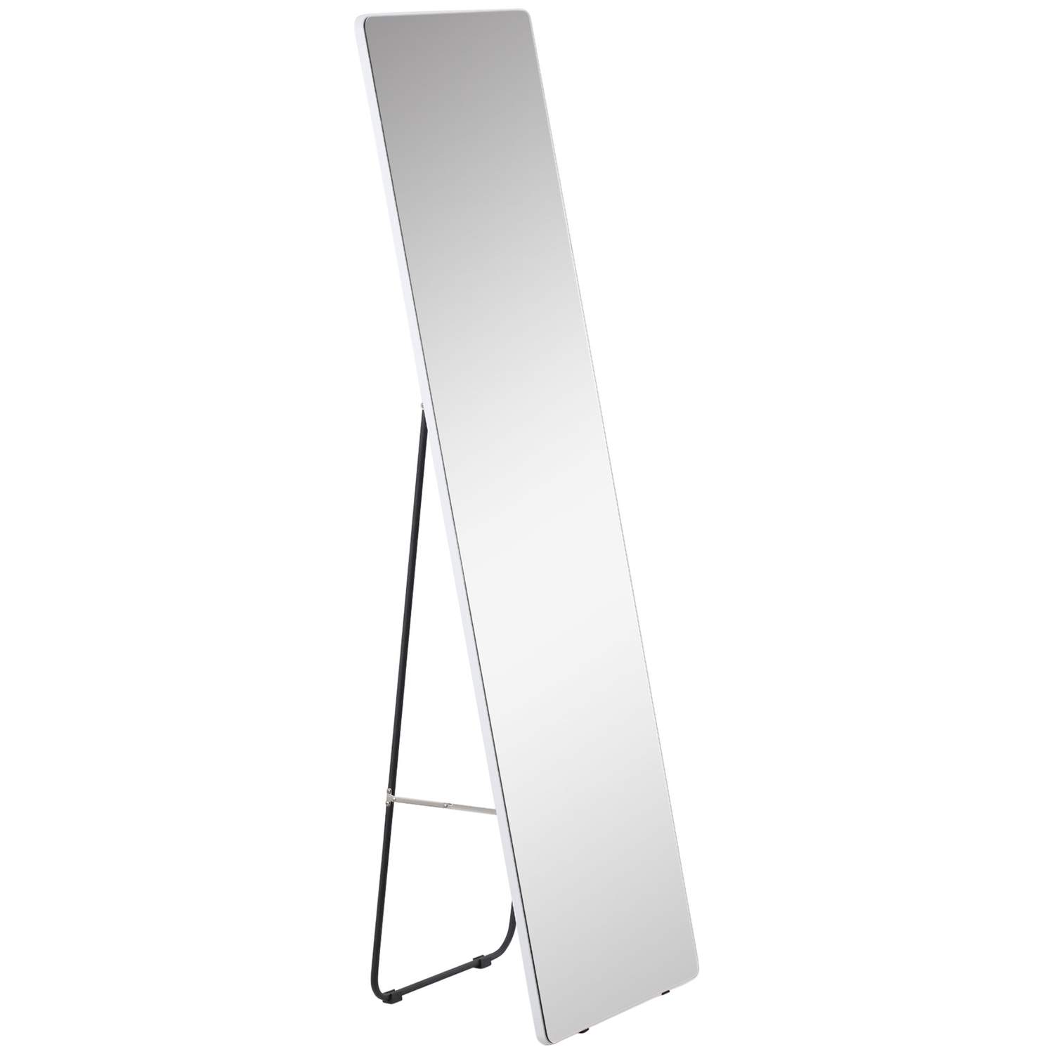 Sølvfarvet helkropsspejl 45x160 cm
