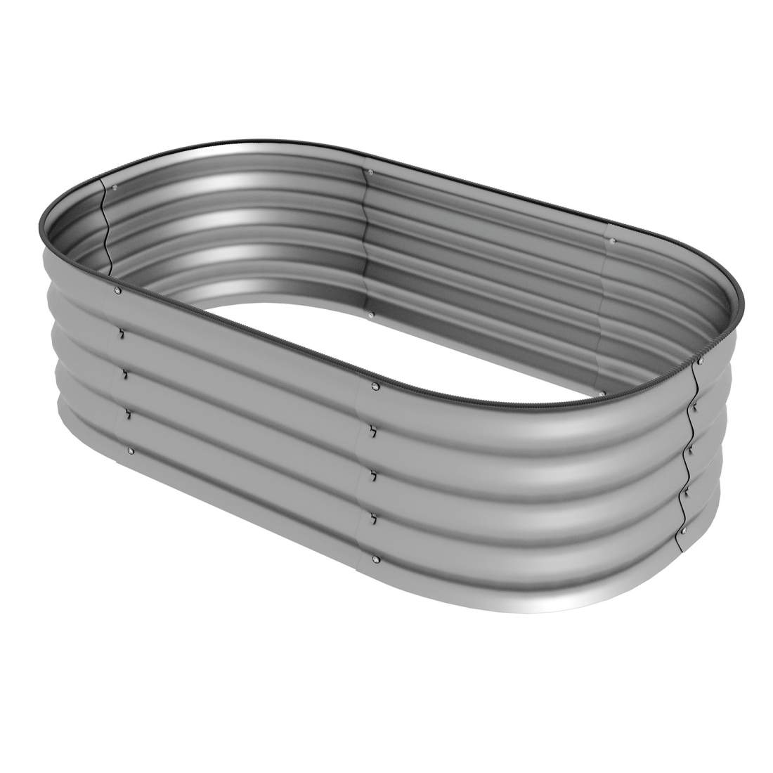 Metall Grönsakssäng DIY Blomlåda Silver 105x62x30cm | Hem & Hobby - Hem & Hushåll - Trädgårdsartiklar - Blomlåda | Pryloteket