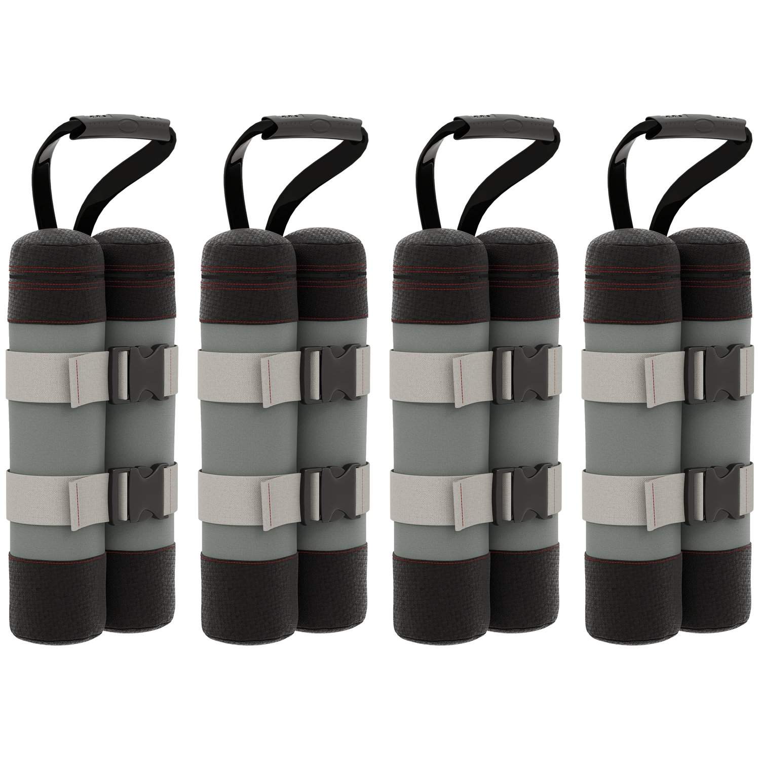 Gazebo Sandbags Set 4-pack, Grå/Svart, Oxford-tyg | Hem & Hobby | Pryloteket
