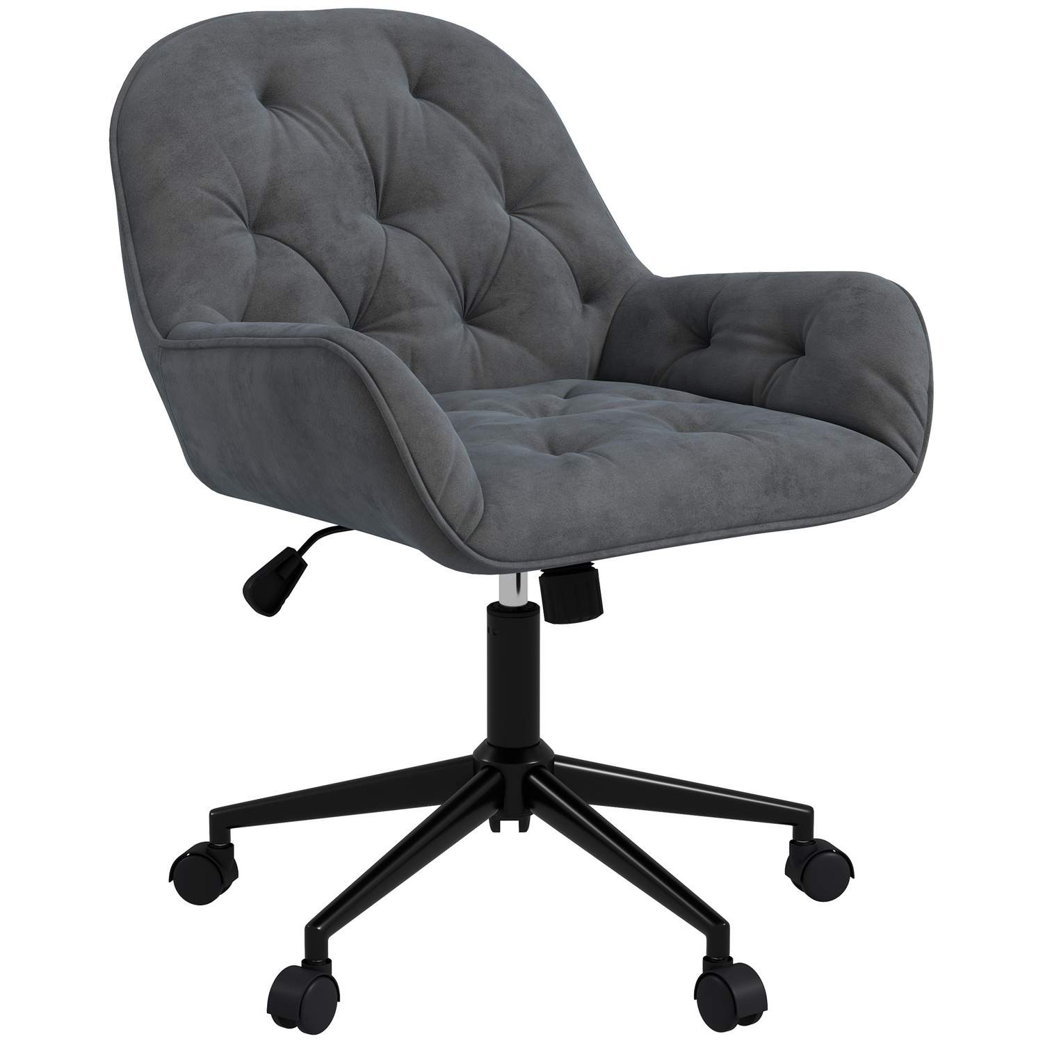 Office Chair Desk Chair With Rocker Function, Height Adjustable