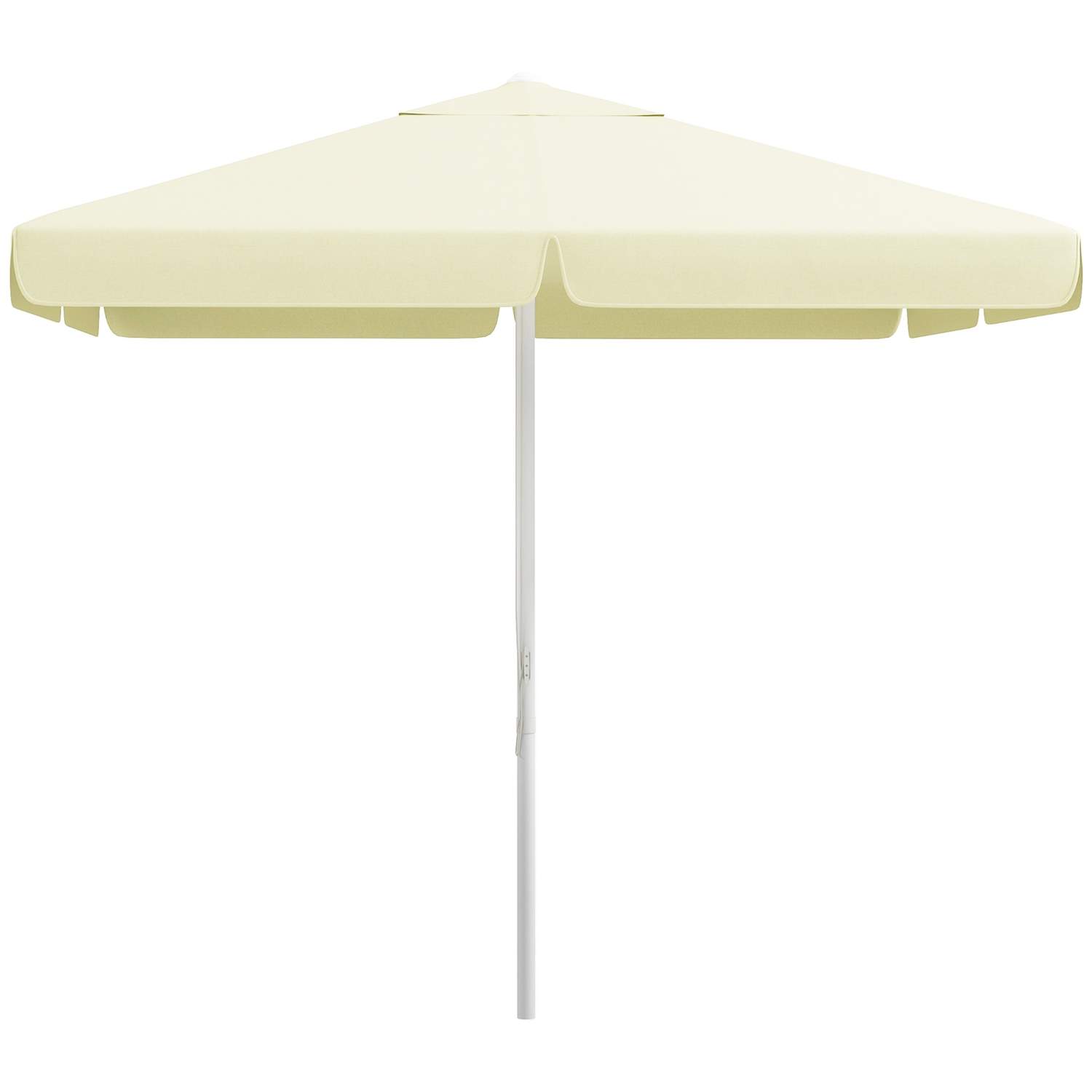 Højdejusterbar Balkonparasol 2,5x2,5m Beige