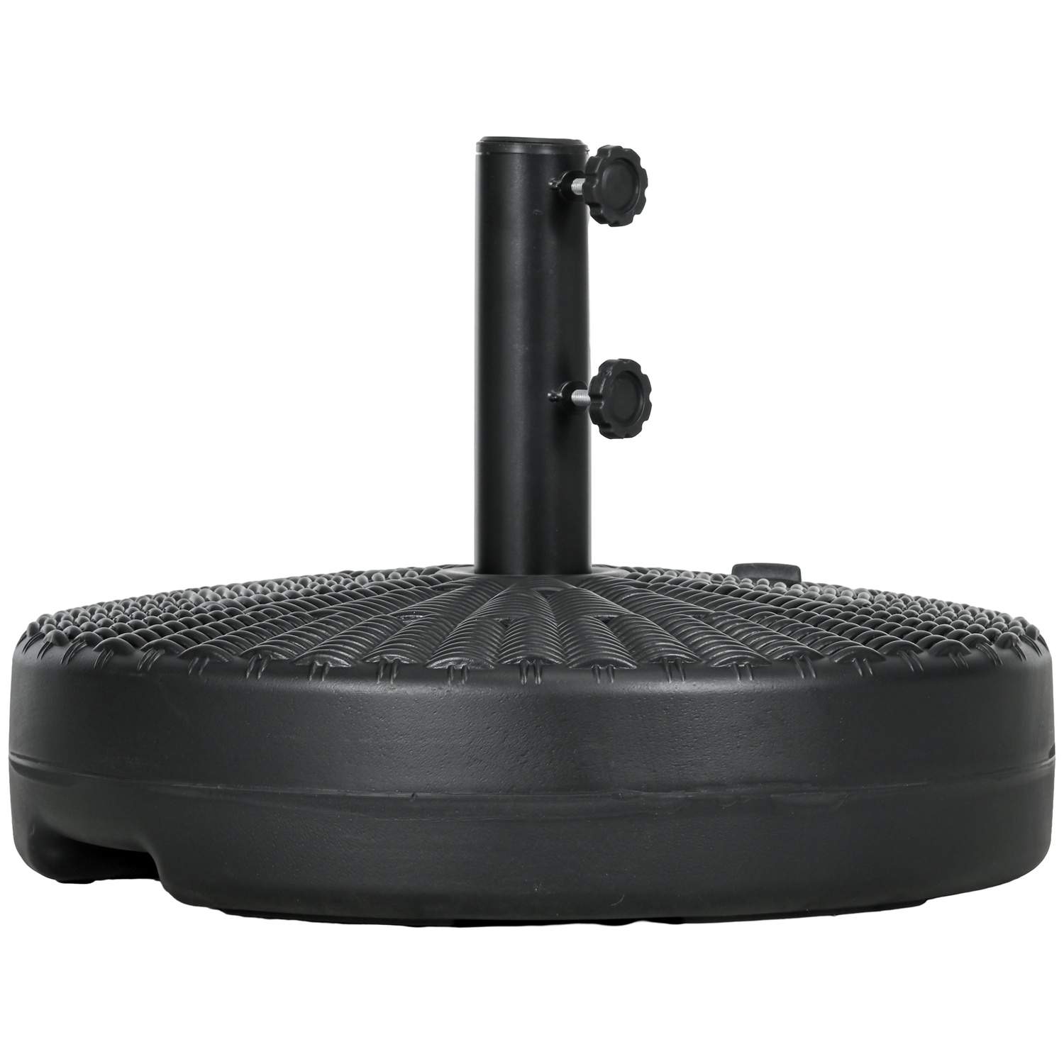 Parasolstativ 29Kg Rattan look Sort Ø51x36Cm