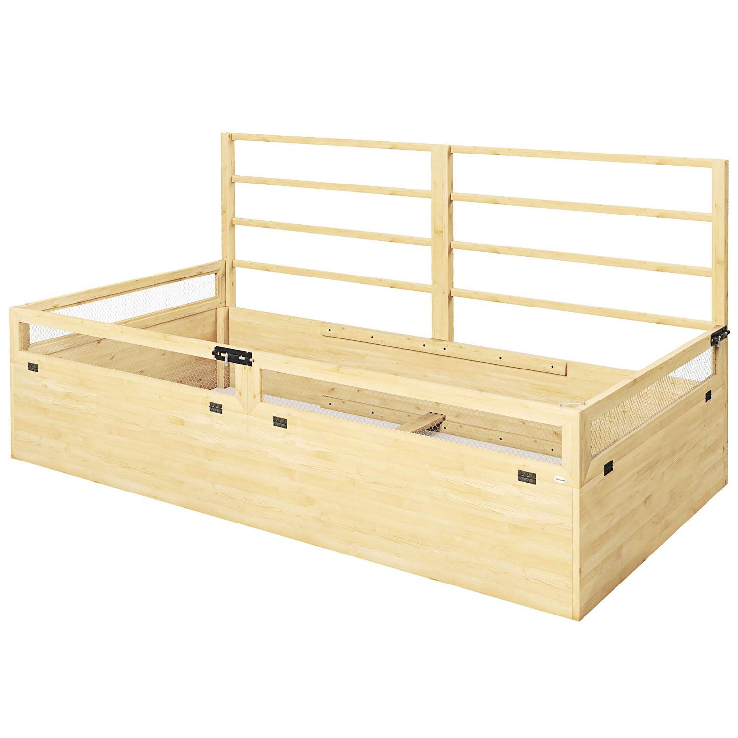 Højseng i træ med espalier til haven