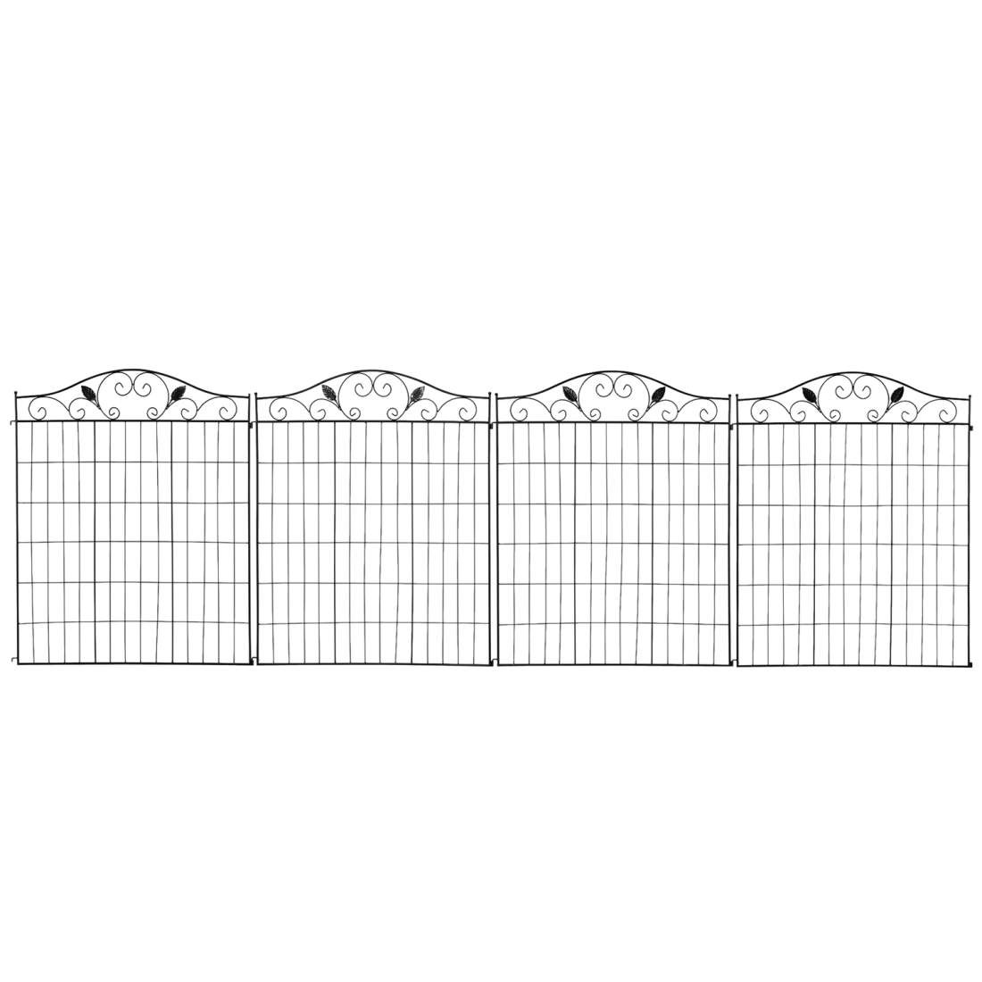Dekorativt Metallstaket 365x112cm för Trädgård | Hem & Hobby | Pryloteket
