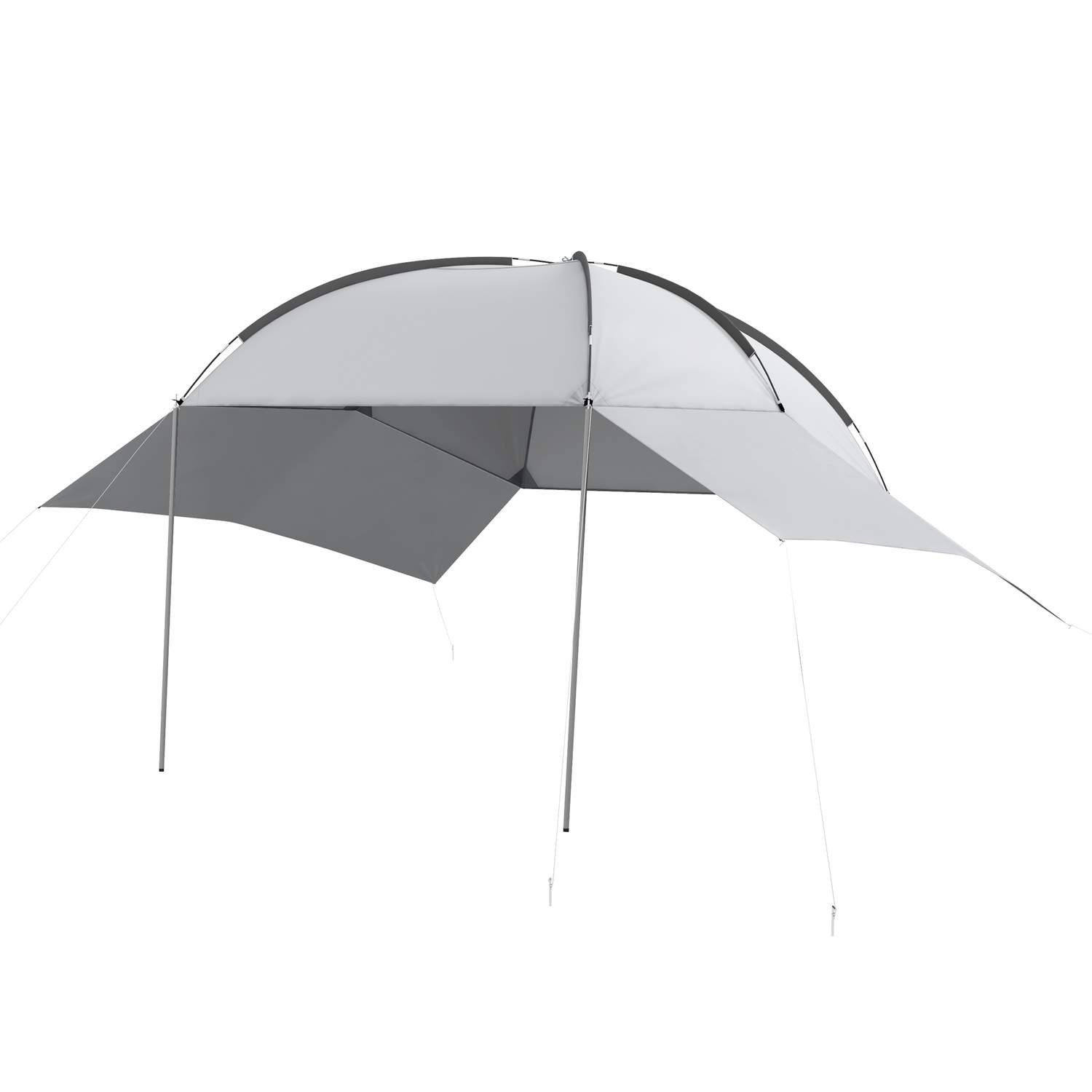 Vandtæt bagtelt til biler med stålramme