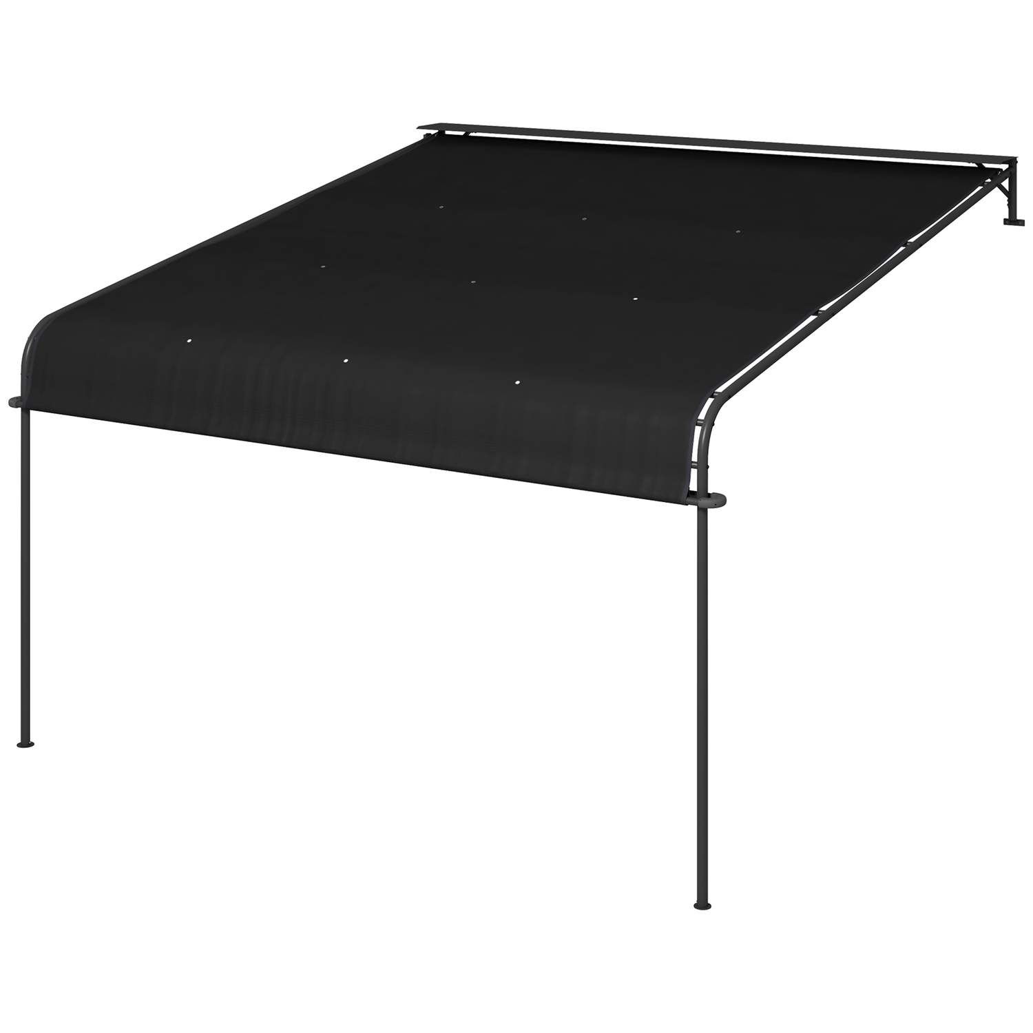 Vejrbestandig Pergola 4x3m med justerbart tag