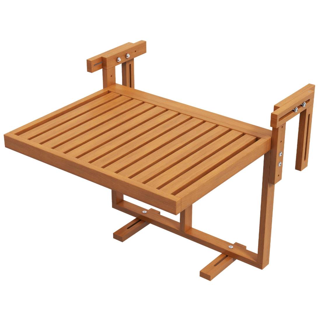 Hopfällbart Balkongbord i Teak, 68x65 cm | Hem & Hobby | Pryloteket