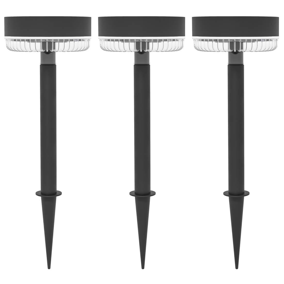 Solcellslampor 3-pack, Varmvit, IP65, Automatisk | Hem & Hobby | Pryloteket