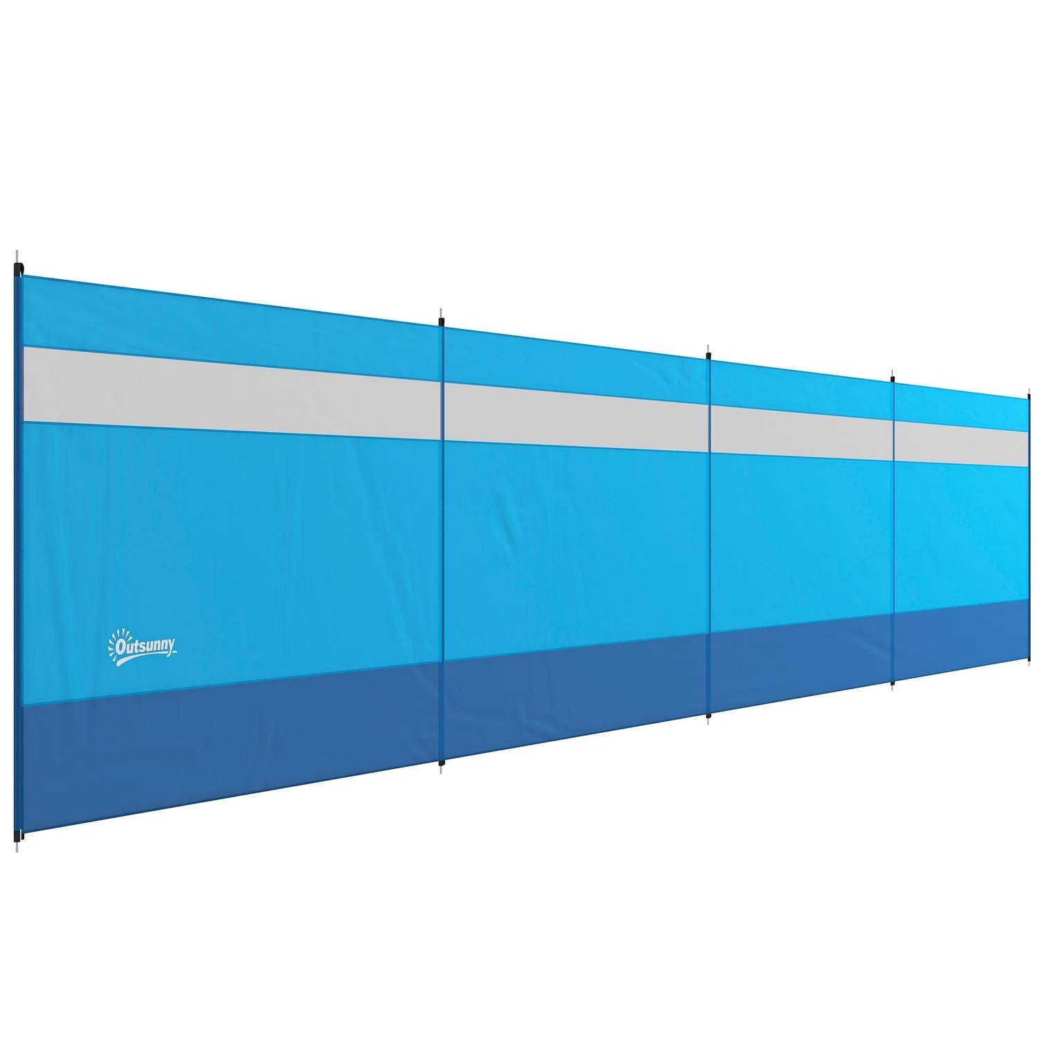 4-panels forrude med vindue til strandcamping