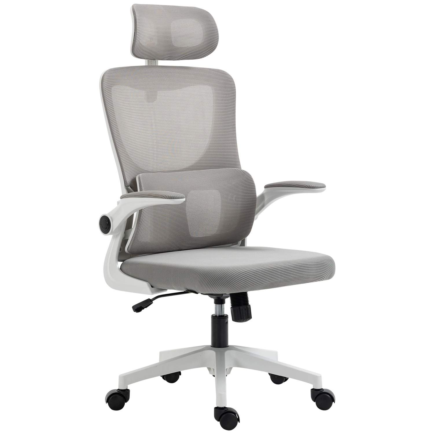 Ergonomisk kontorstol med justerbar lændestøtte