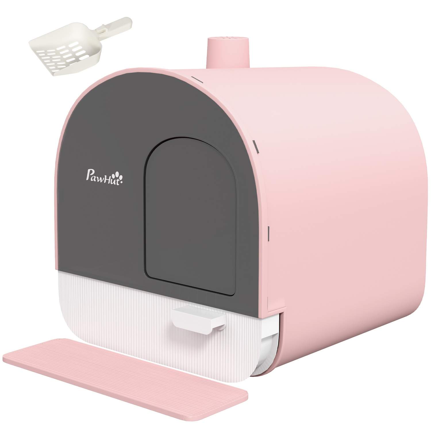Pink Cat kattebakke med låg og spade, 5 kg