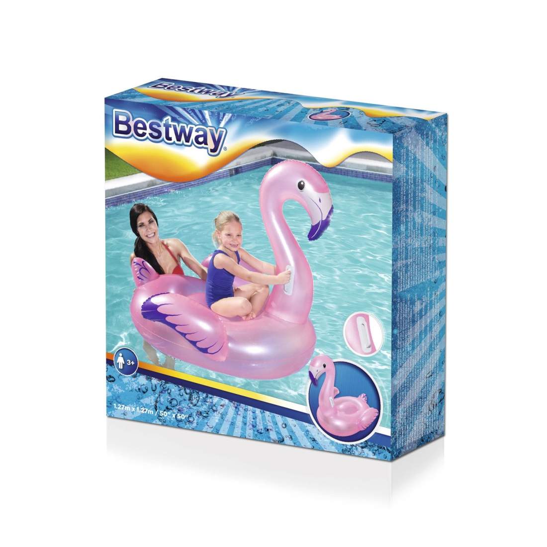 Bestway Flamingo 127 X 127 Cm | Leksaker & Spel - Leksaker - Bad- & Vattenlek | Pryloteket