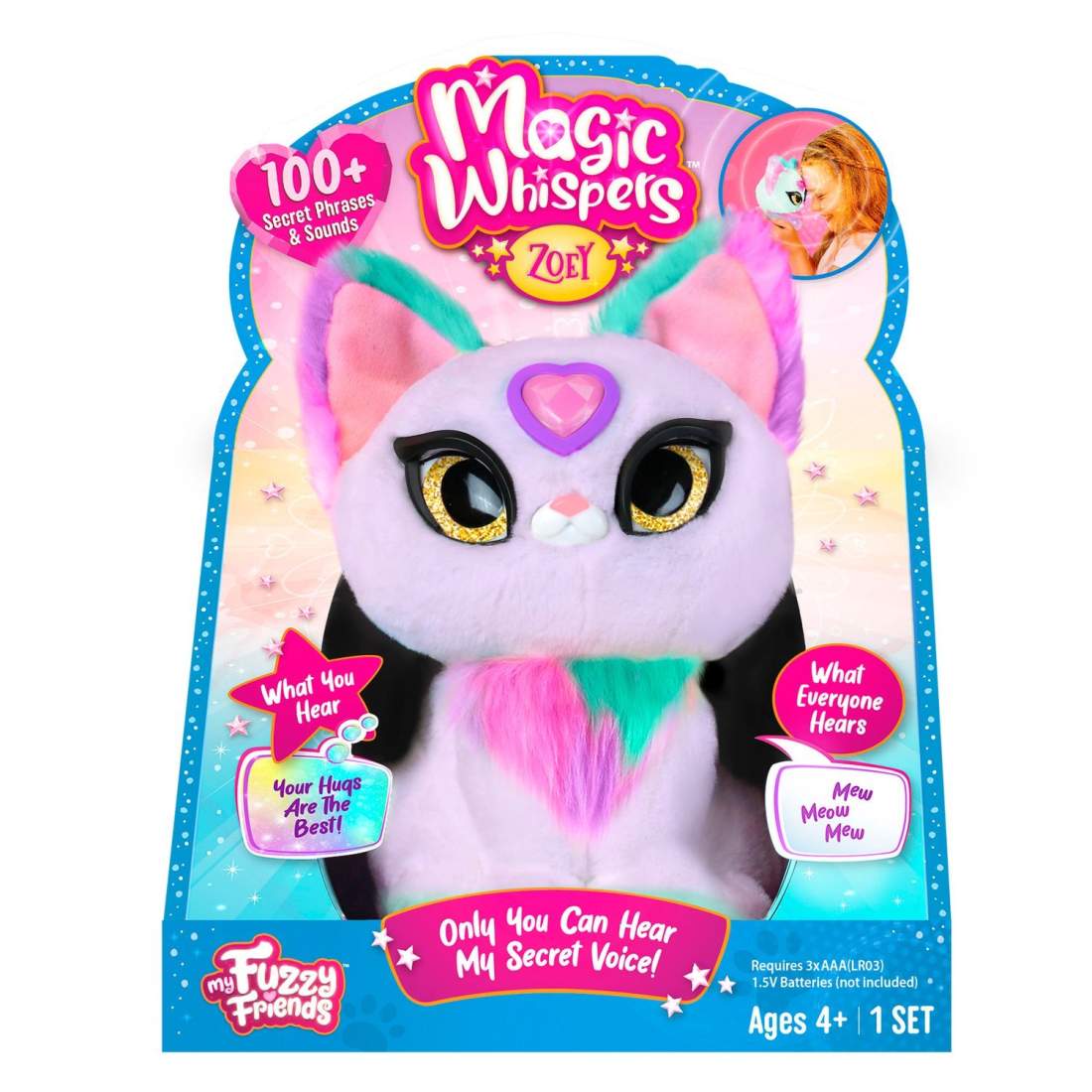My Fuzzy Friends Magic Whispers Kitty | Leksaker & Spel - Leksaker - Interaktiva leksaker | Pryloteket