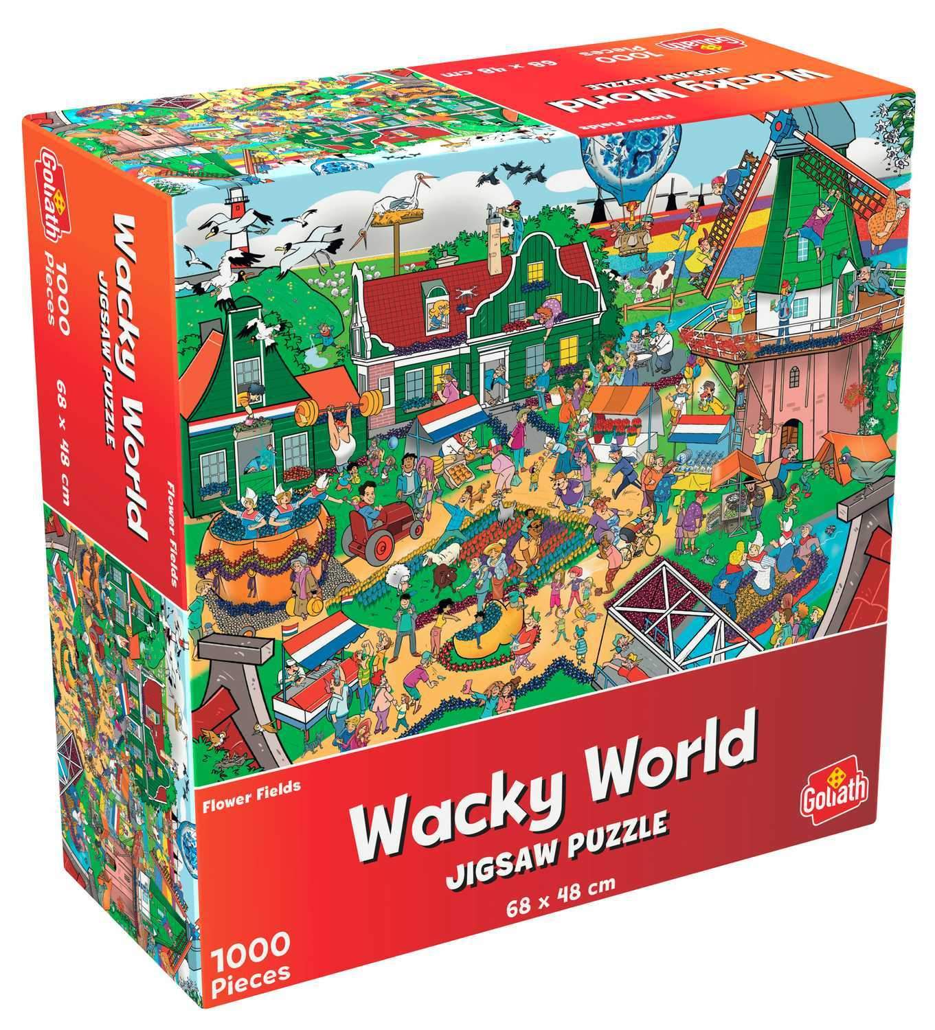 Wacky World 1000 Pcs - Dutch Flower Fields