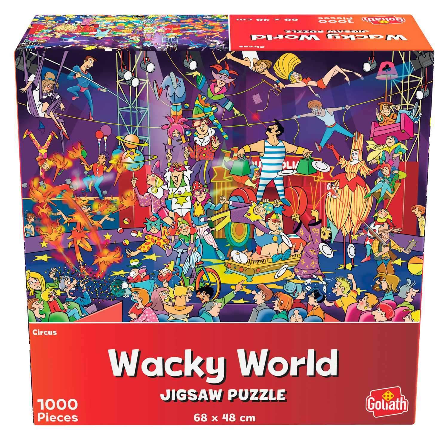 Alternativ bild 1 för Wacky World Pussel Circus 1000-bitar