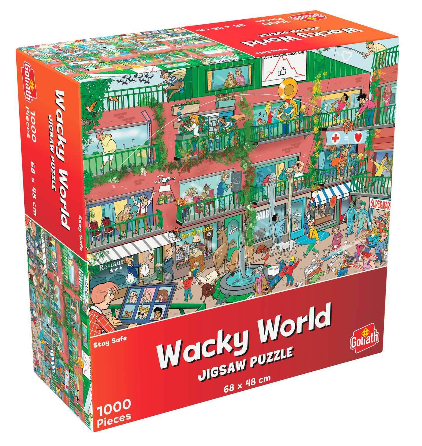 Wacky World Stay Safe 1000 stk